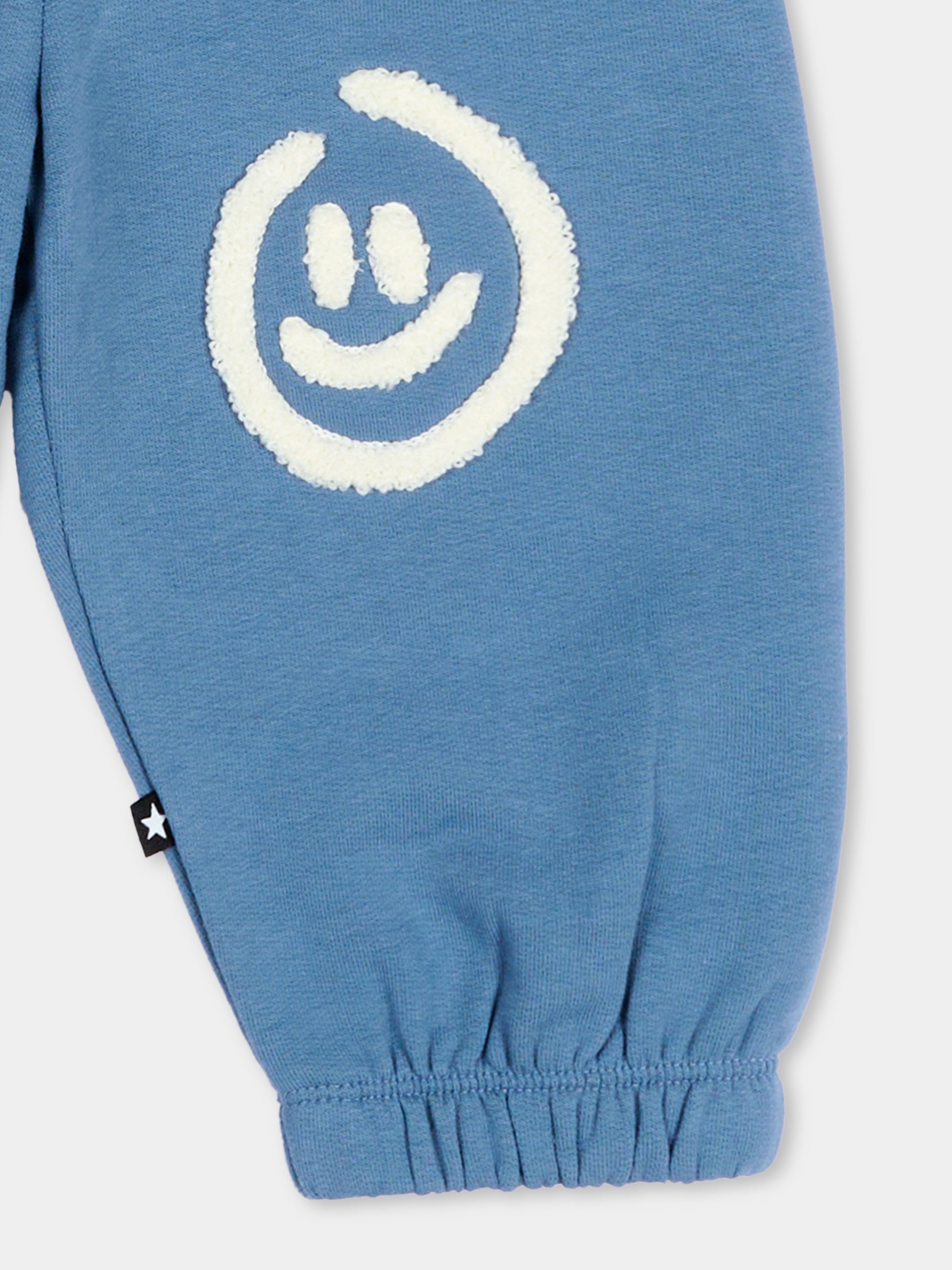 Pantalone blu Simon con smile per neonato,Molo,6W26I212 8030