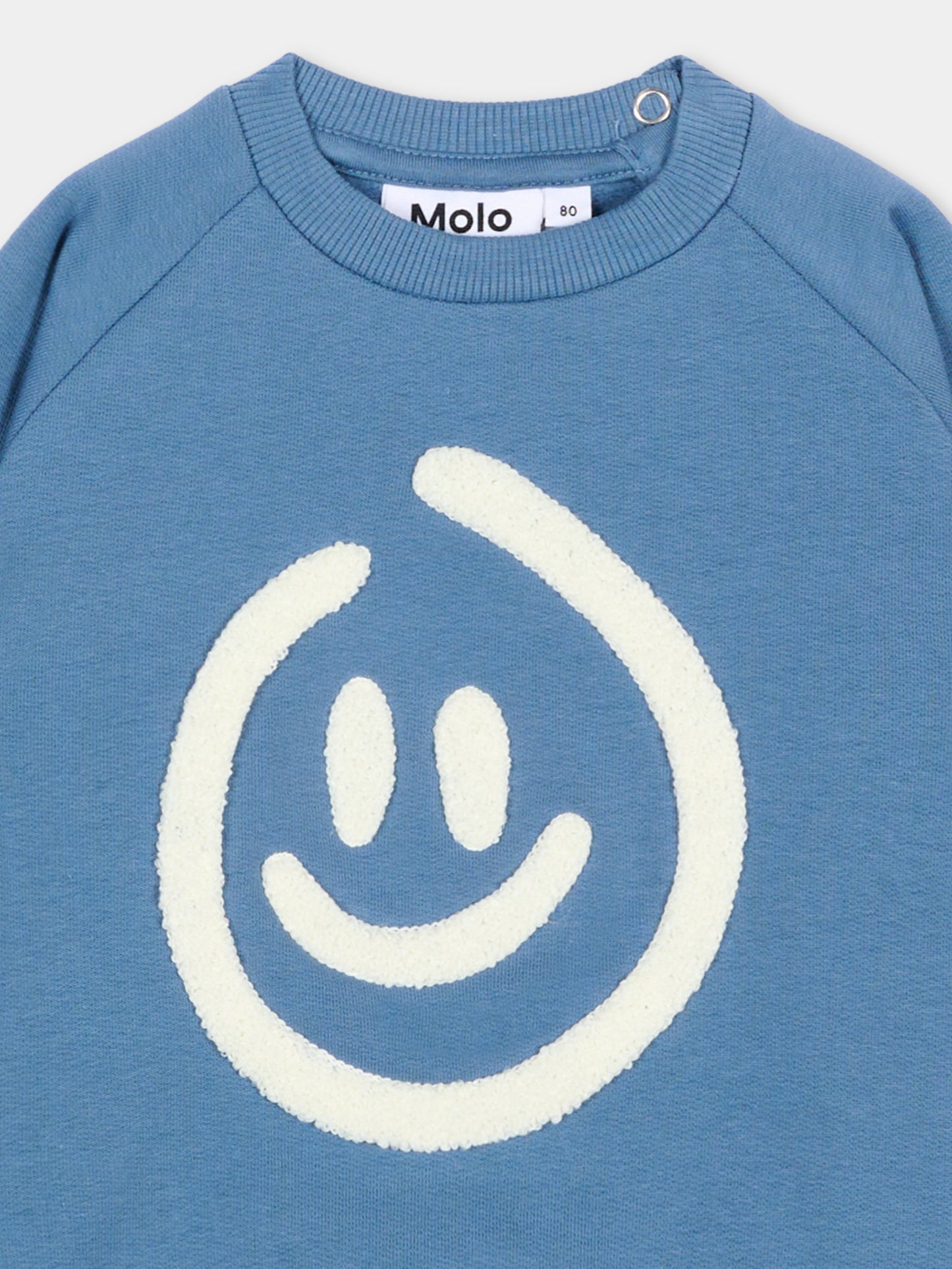 Felpa blu Disc con smile per neonato,Molo,6W26J206 8030