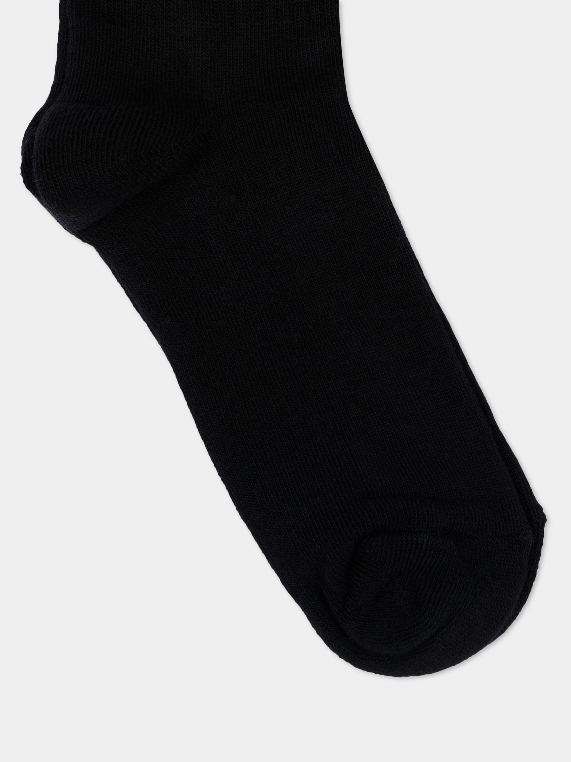 Calza Spugna nera per bambini con logo,Barrow,F6BKJUSO111 110
