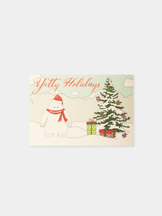 Cartolina di auguri Yetty Holidays,Coccolebimbi Limited,CARTOLINA DI AUGURI YETTY HOLIDAYS