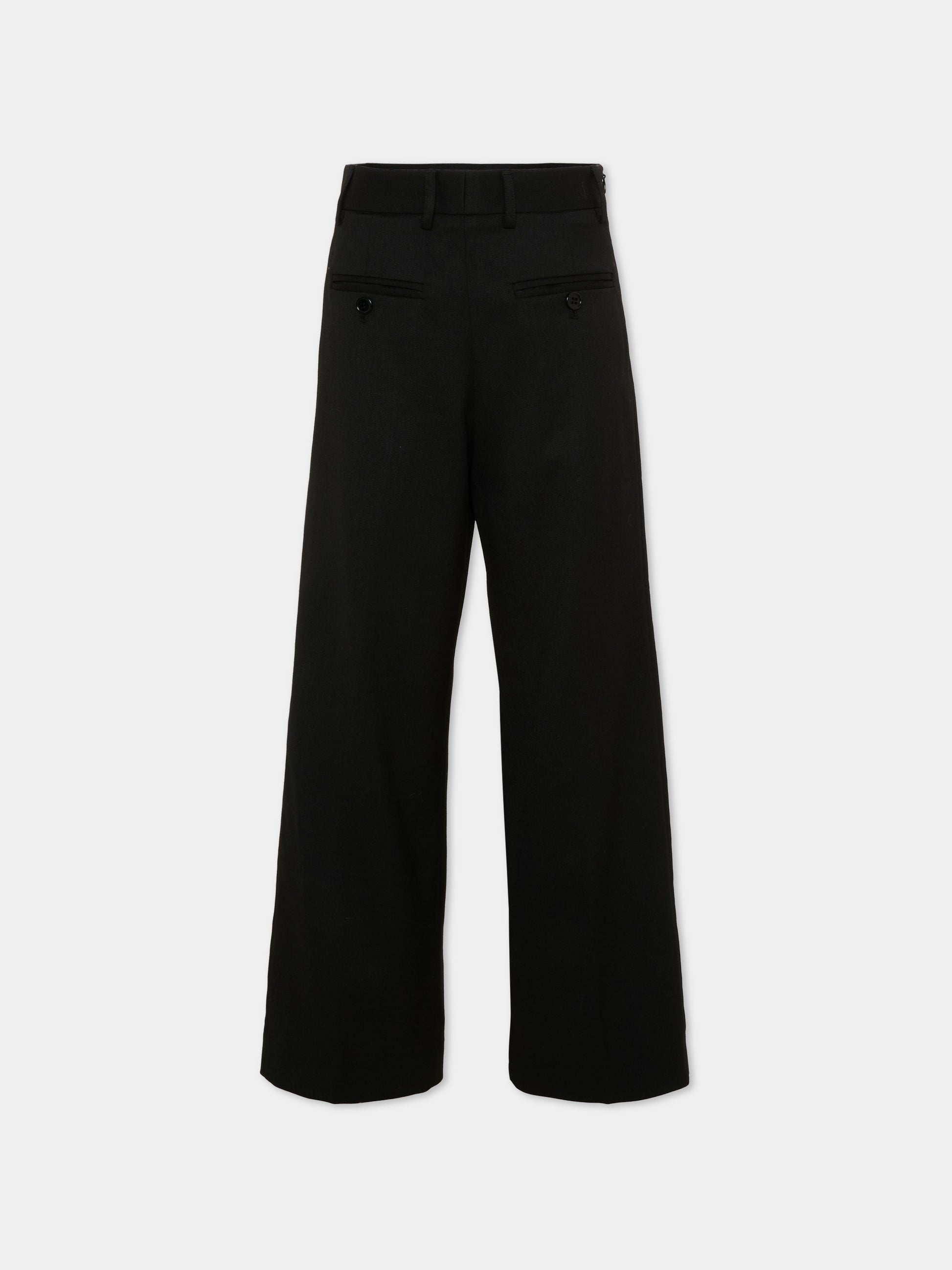 Pantaloni neri per bambina con logo,Mm6 Maison Margiela,M61111 MM03D M6900