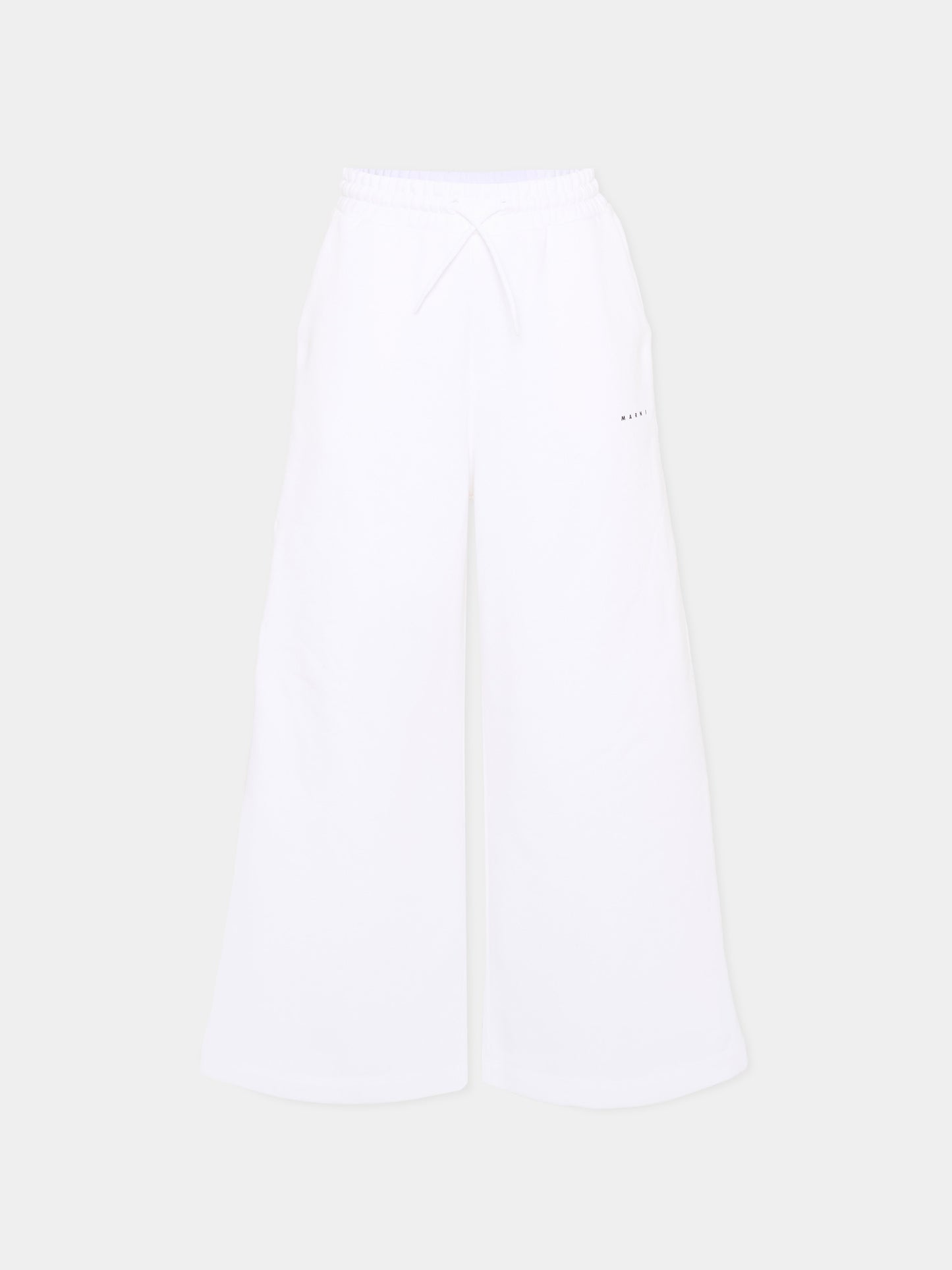 Pantaloni sportivi bianchi per bambini con logo,Marni Kids,M01432 M00V0 0M100