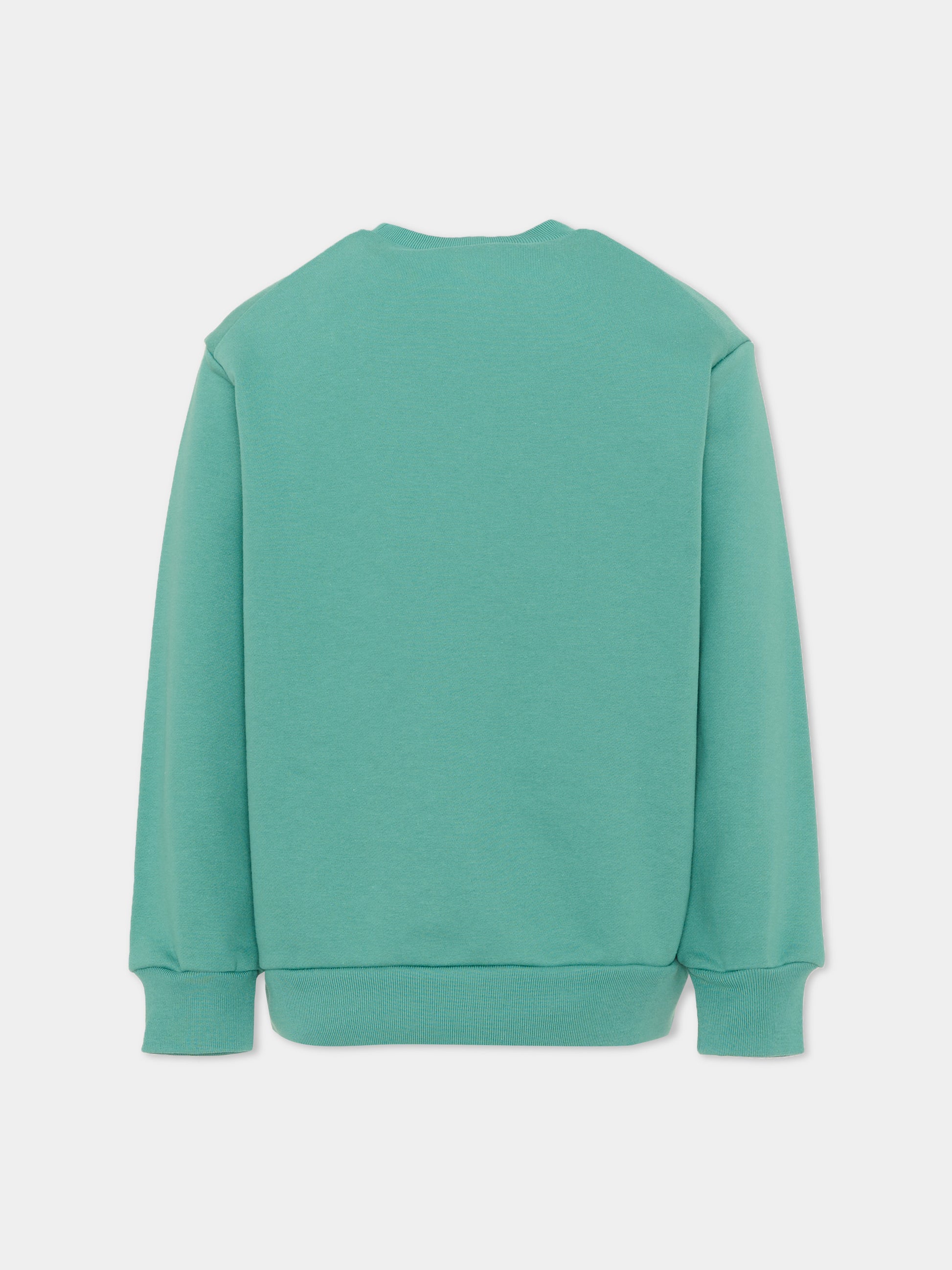 Felpa verde per bambini con logo,Marni Kids,M01612 M00V0 0M545