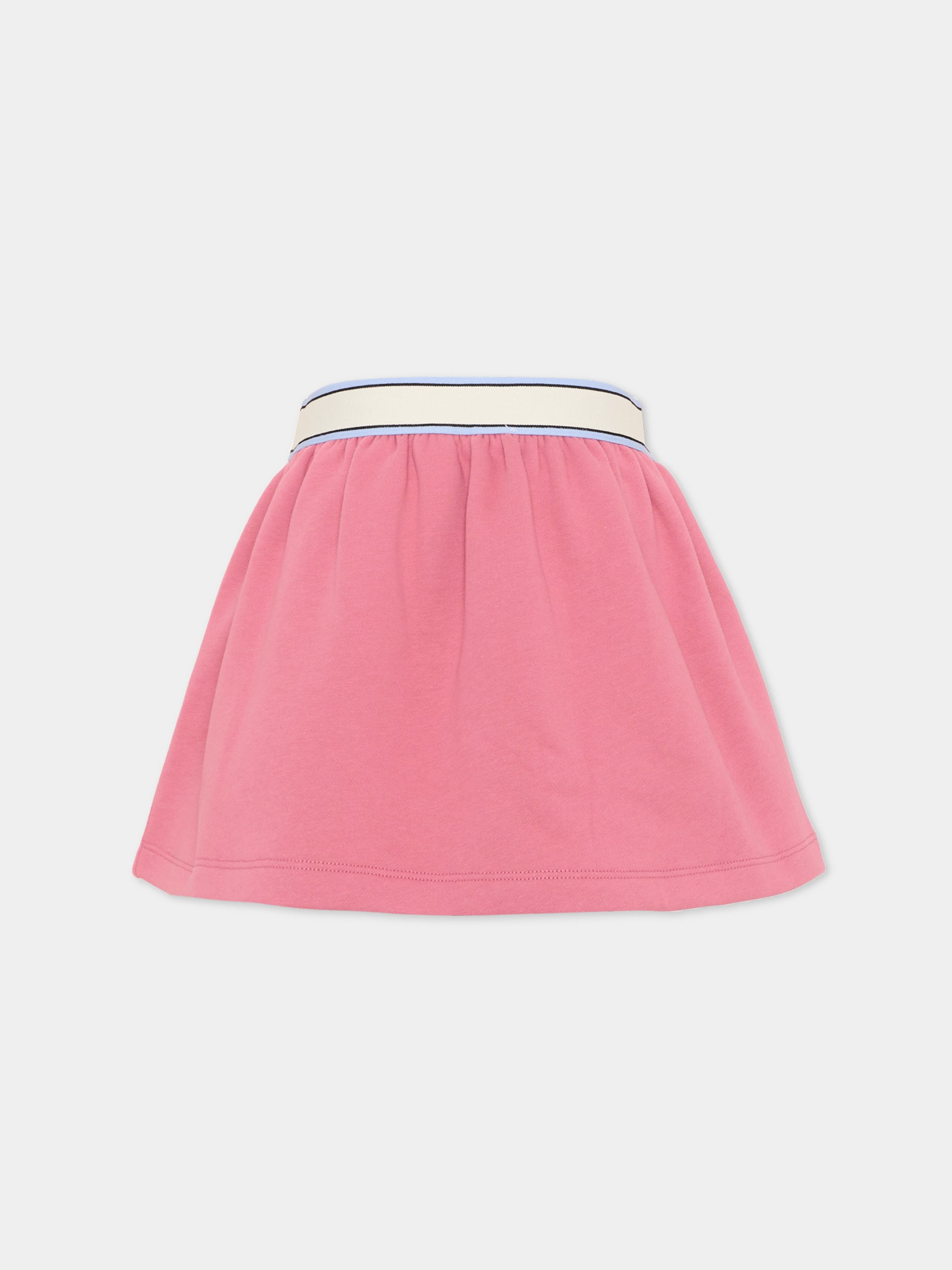 Gonna rosa per bambina con logo,Marni Kids,M01855 M00XC 0M352
