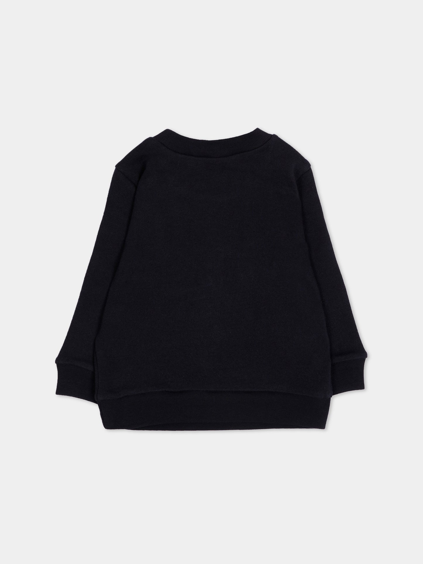 Felpa blu per neonati con aeroplani,Marni Kids,M01890 M00SH 0M862