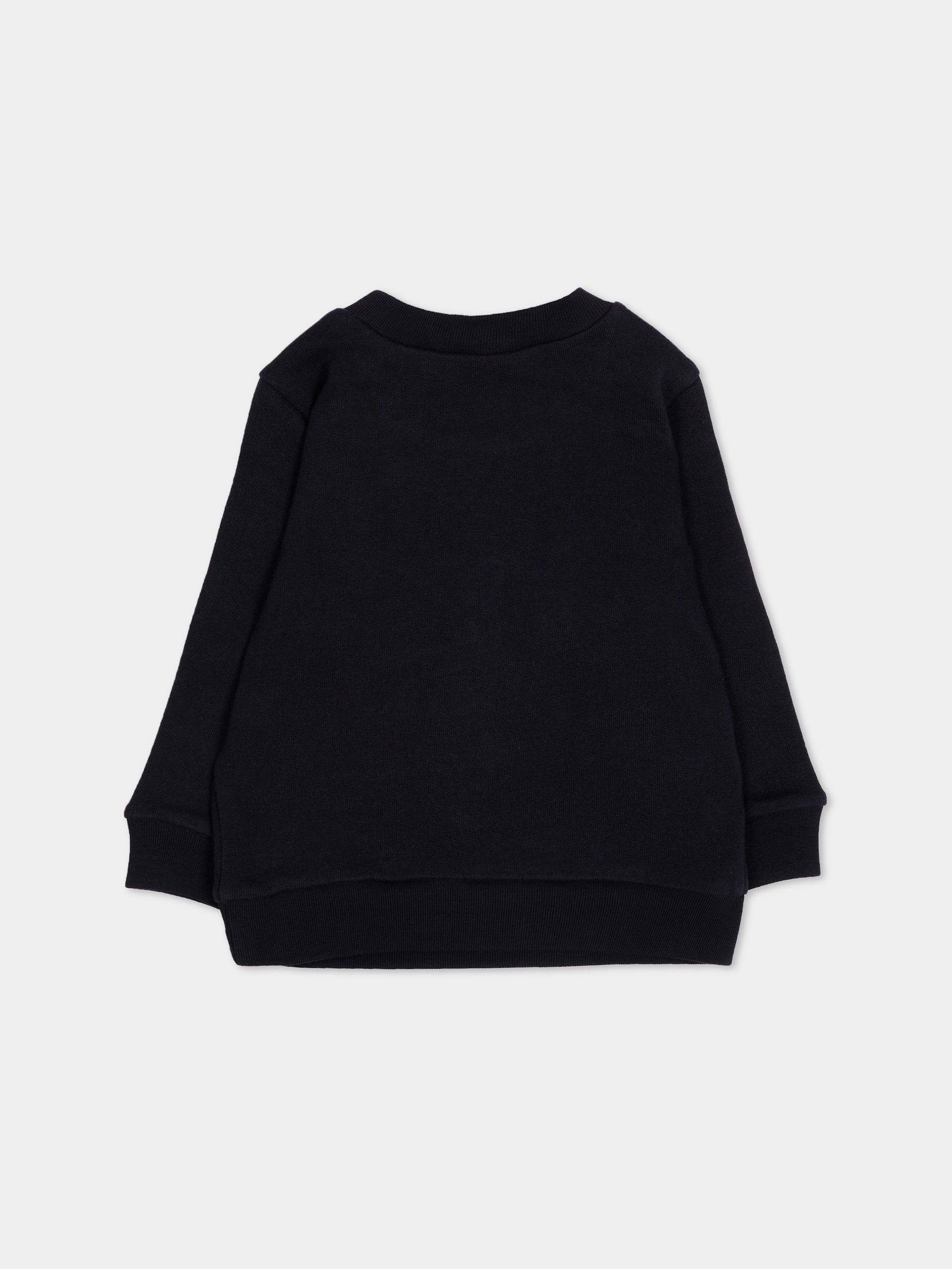 Felpa blu per neonati con aeroplani,Marni Kids,M01890 M00SH 0M862