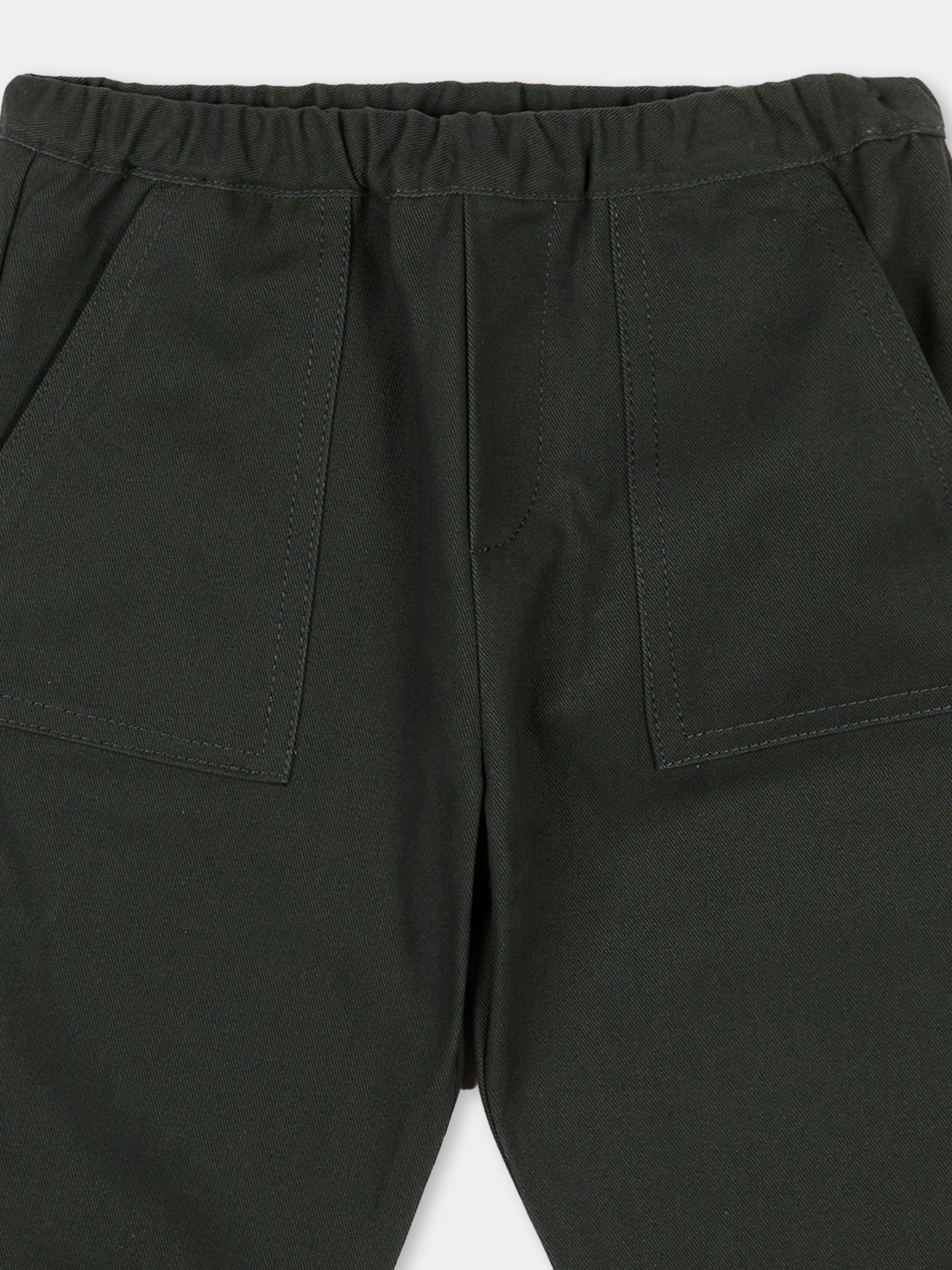 Pantaloni casual grigi per neonati con logo,Marni Kids,M01927 M00XI 0M924