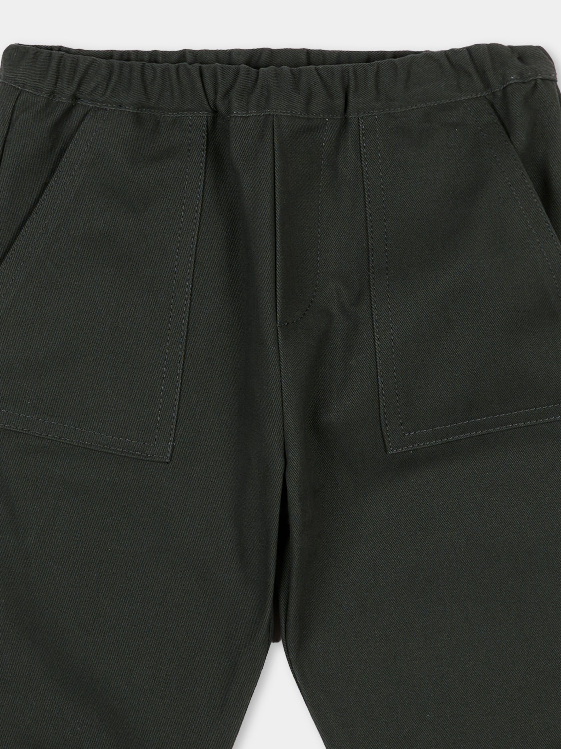 Pantaloni casual grigi per neonati con logo,Marni Kids,M01927 M00XI 0M924