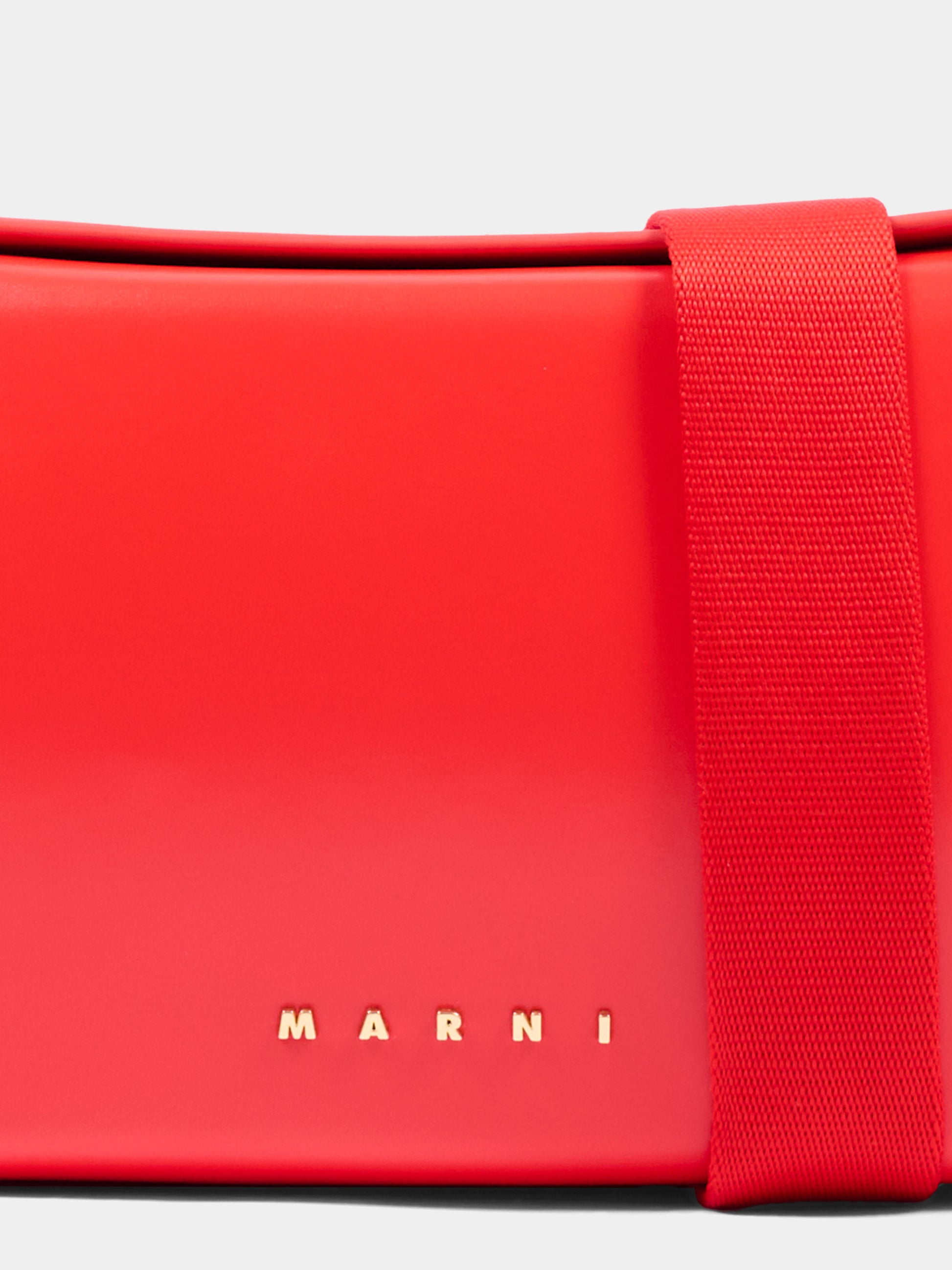 Borsa rossa per bambina con logo,Marni Kids,M01967 M00TK 0M416