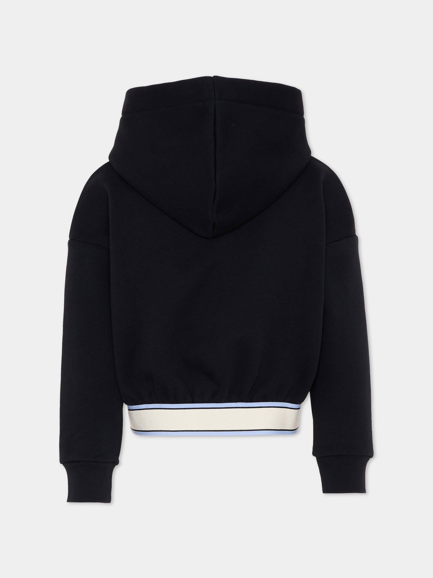 Felpa blu per bambina con logo,Marni Kids,M01969 M00XC 0M862
