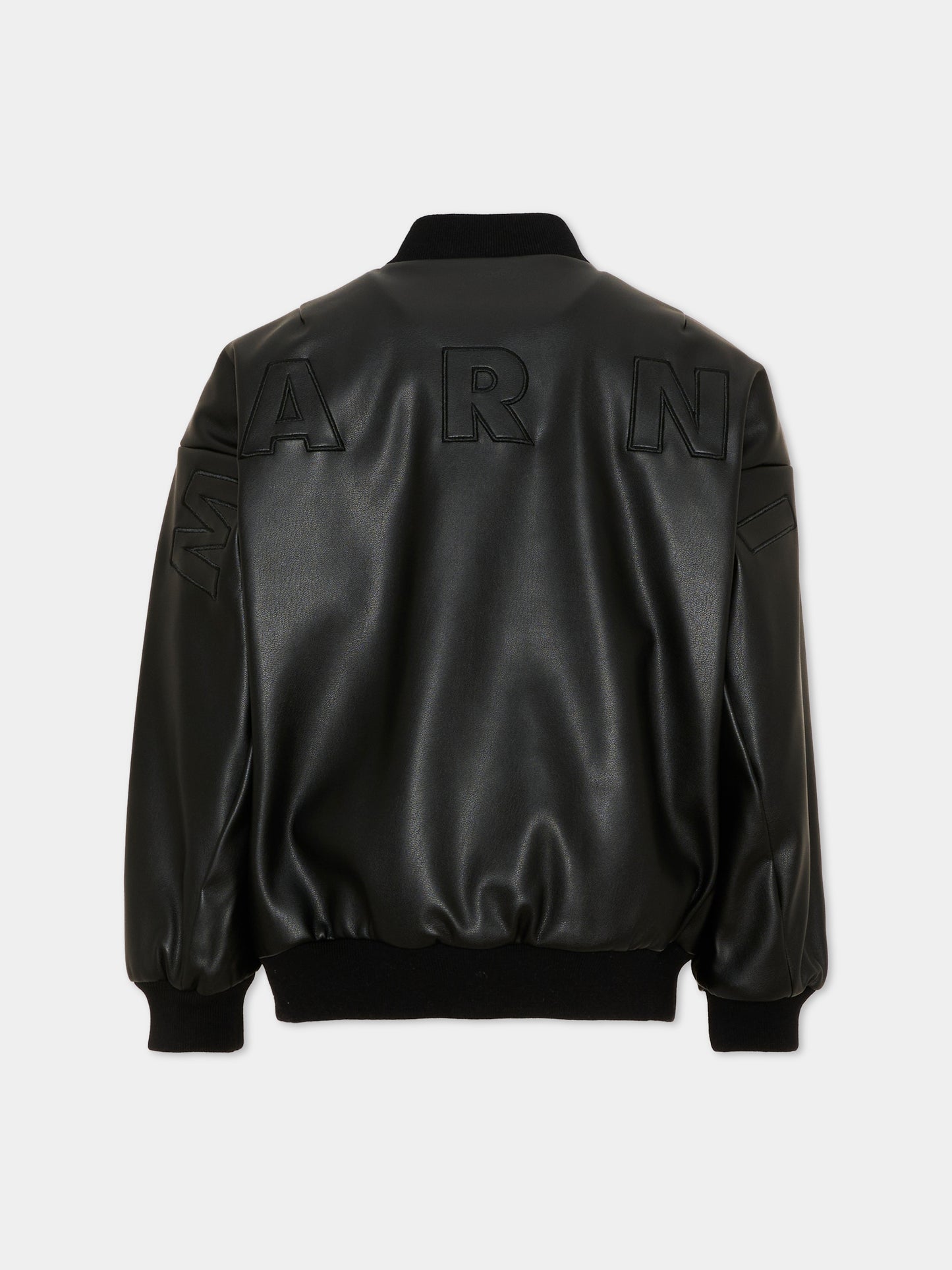 Bomber nero per bambini con logo,Marni Kids,M01977 M00W2 0M900