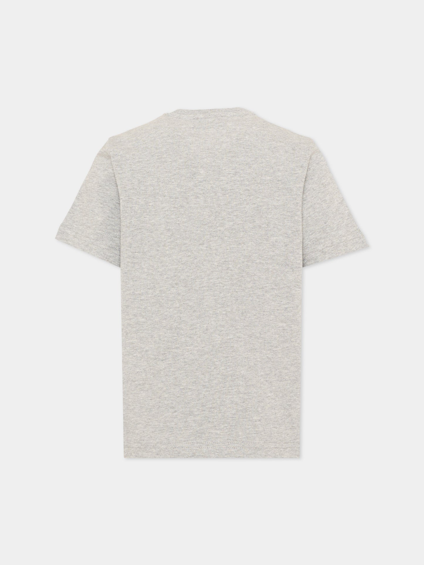 T-Shirt grigia per bambino con logo,Dsquared2,DQ3402 D0AJ5 DQ911