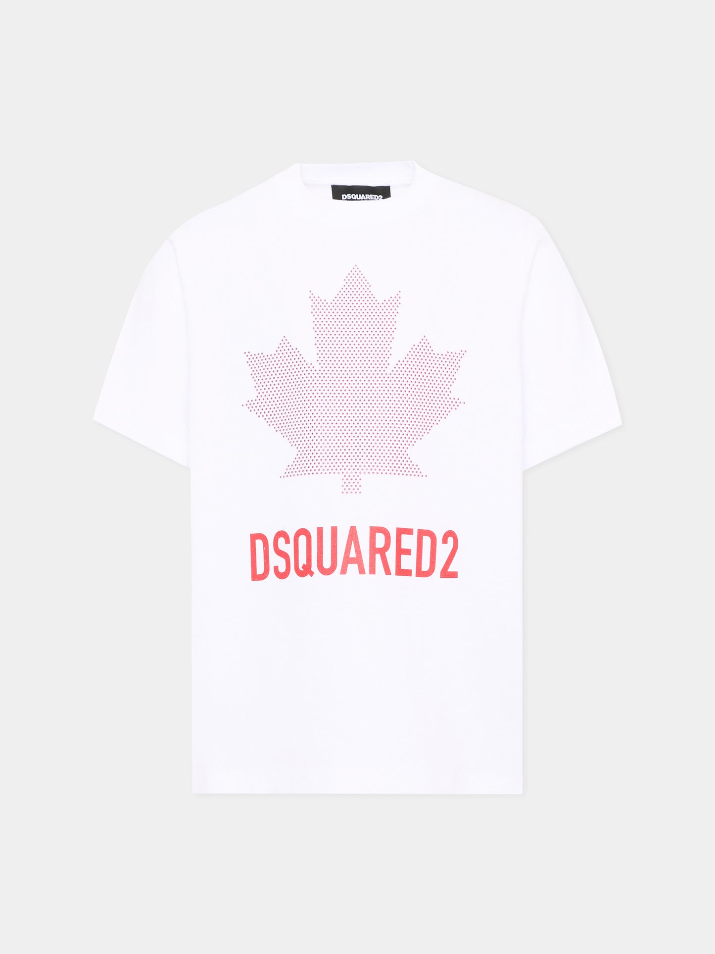 T-shirt bianca per bambino con logo,Dsquared2,DQ3434 D0AJ5 DQ100