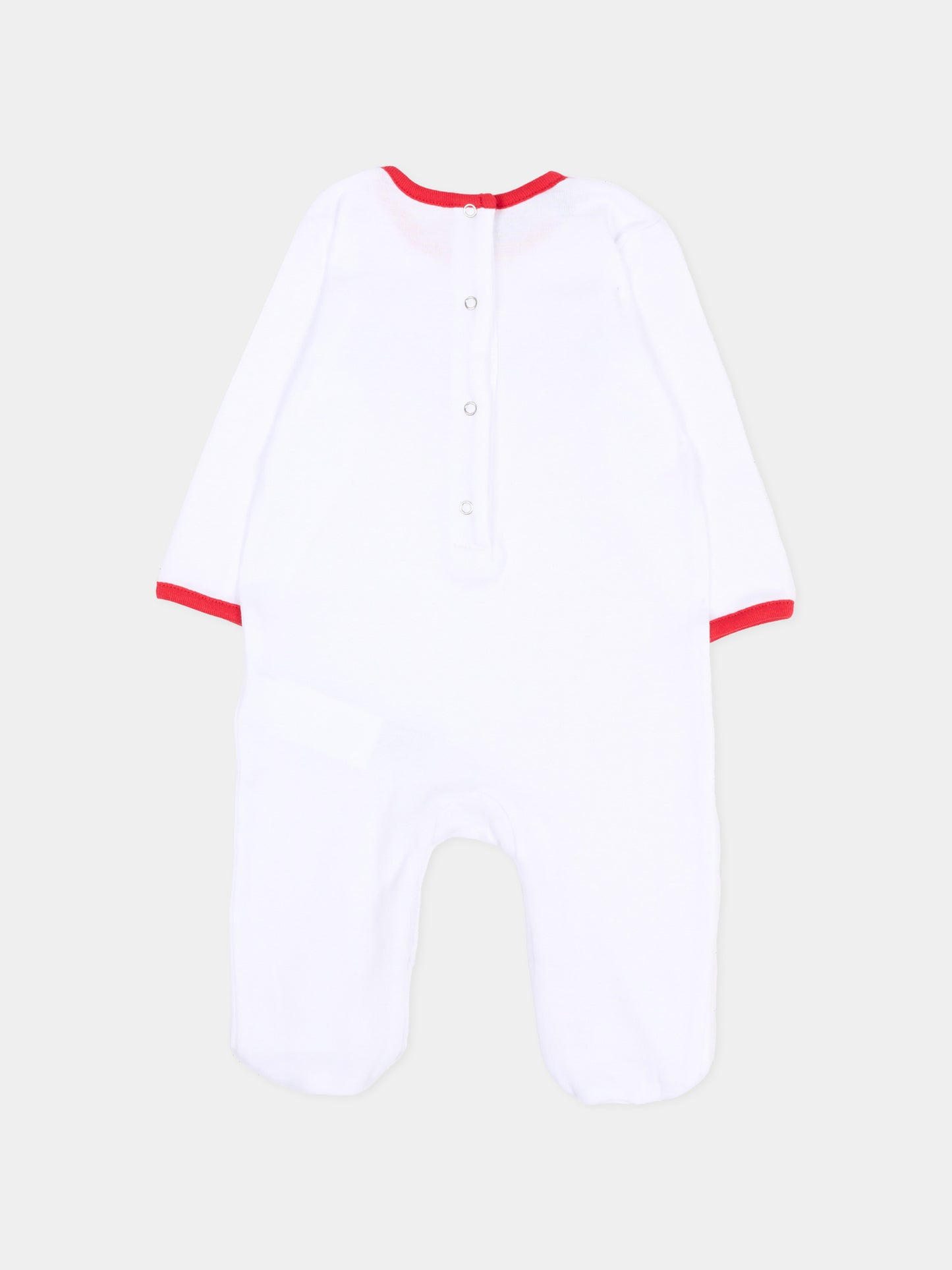 Set tutine bianco per neonati con logo,Dsquared2,DQ3514 D0A8U DQ100