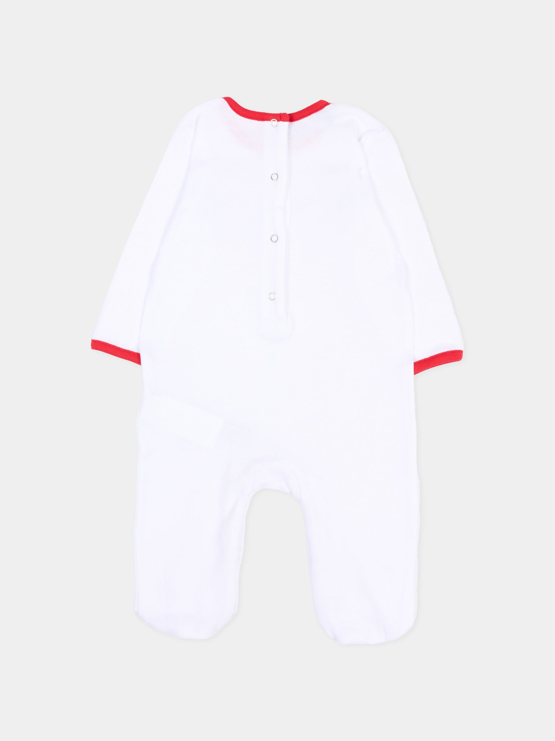 Set tutine bianco per neonati con logo,Dsquared2,DQ3514 D0A8U DQ100