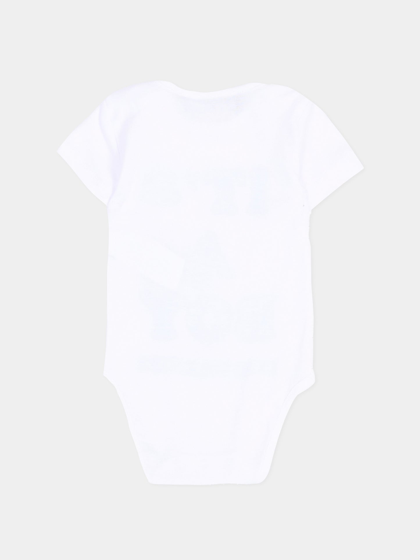 Body bianco per neonato con logo,Dsquared2,DQ3548 D0A8U DQ100