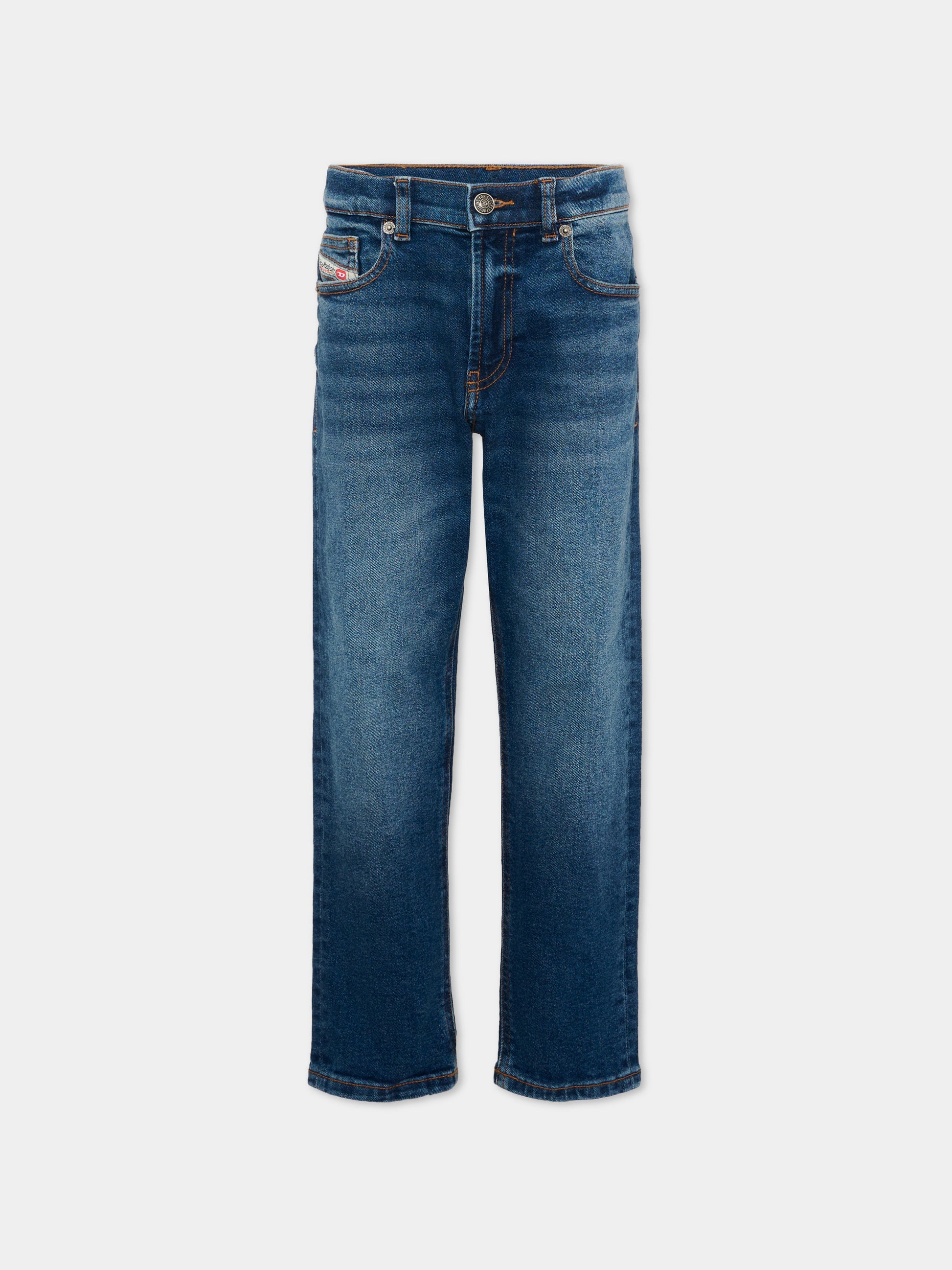Jeans denim per bambino con logo,Diesel,J00981 KXBU5 K01