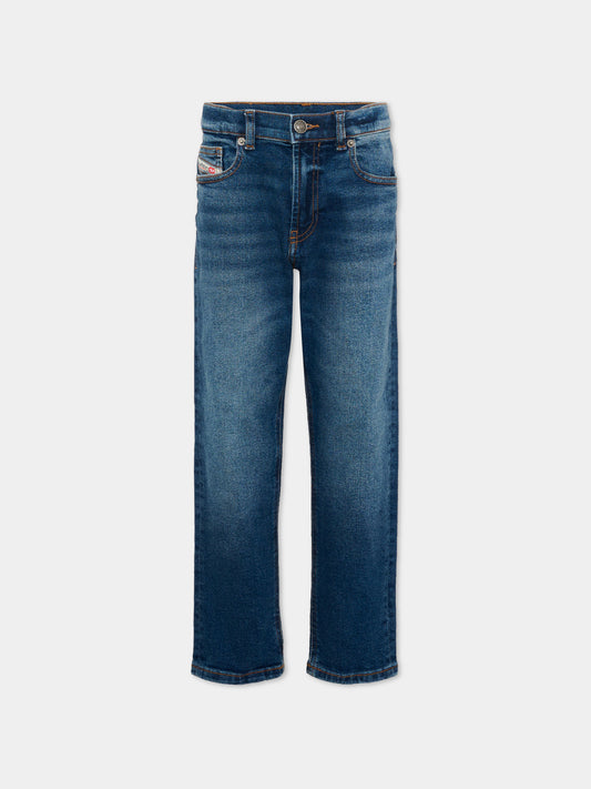 Jeans denim per bambino con logo,Diesel,J00981 KXBU5 K01