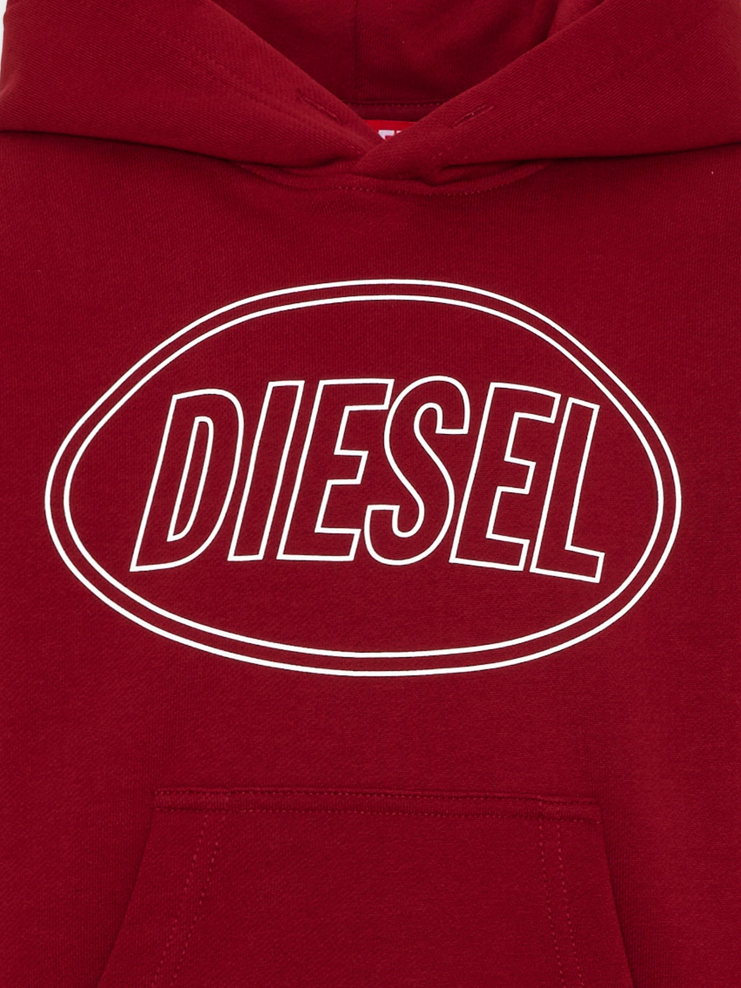 Felpa bordeaux per bambini con logo,Diesel,J02612 0GEAD K440