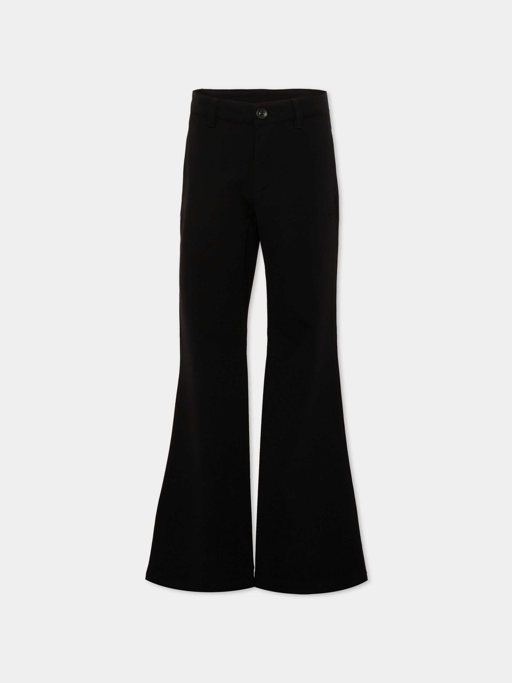 Pantalone nero per bambina con logo,Diesel,J02904 KYATE K900