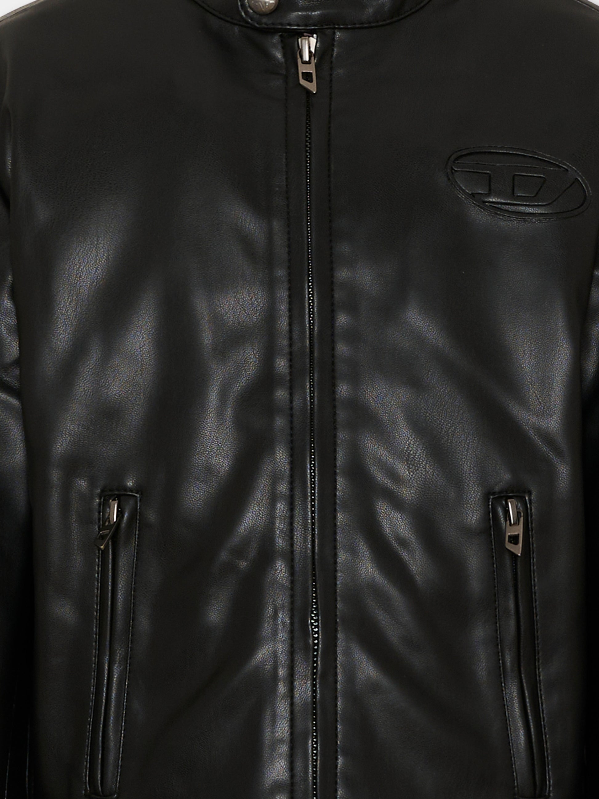 Giubbotto nero per bambino con logo,Diesel,J02945 KXB9D K900