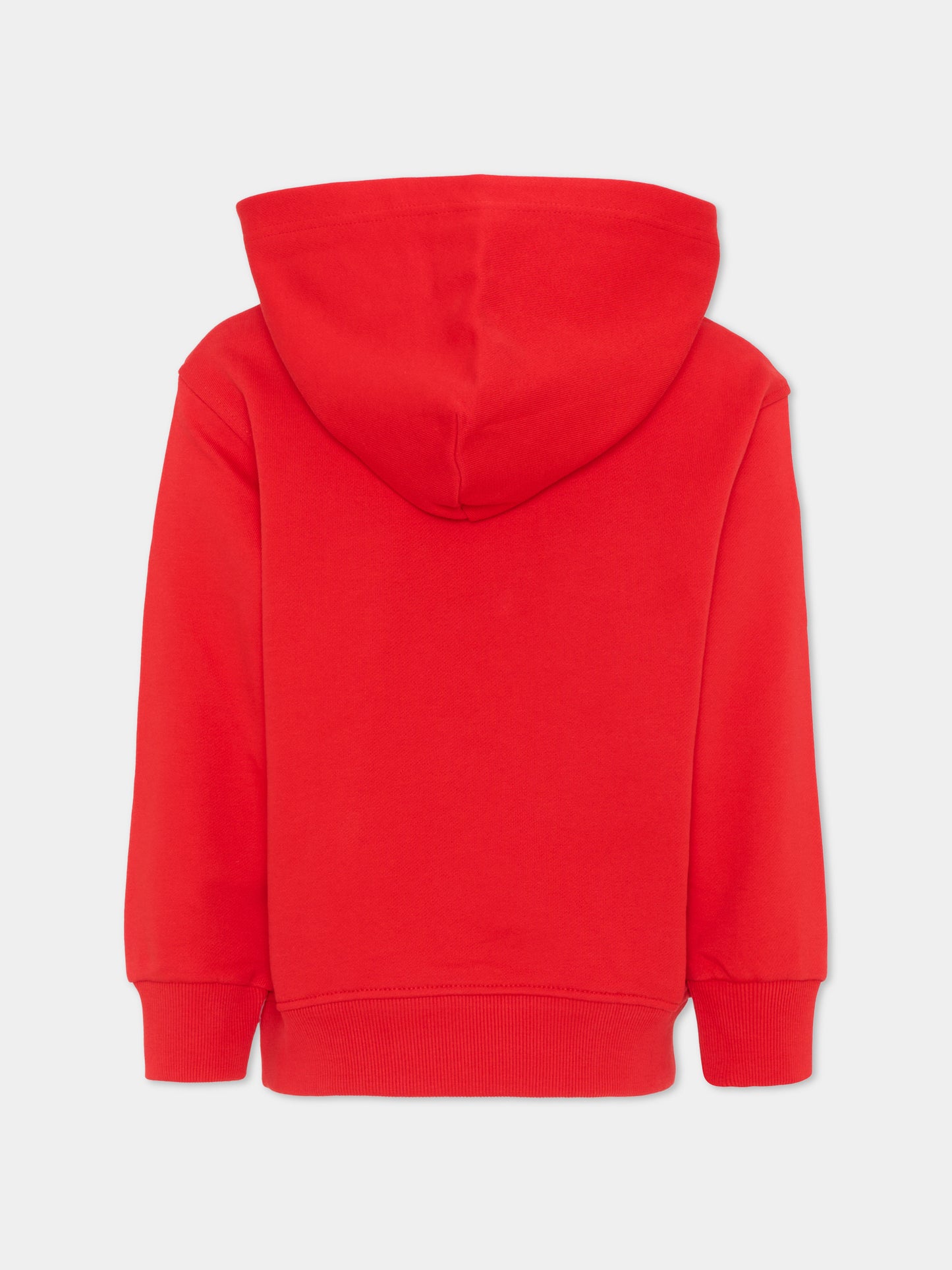 Felpa rossa per bambino con logo,Diesel,J02965 0GEAD K405