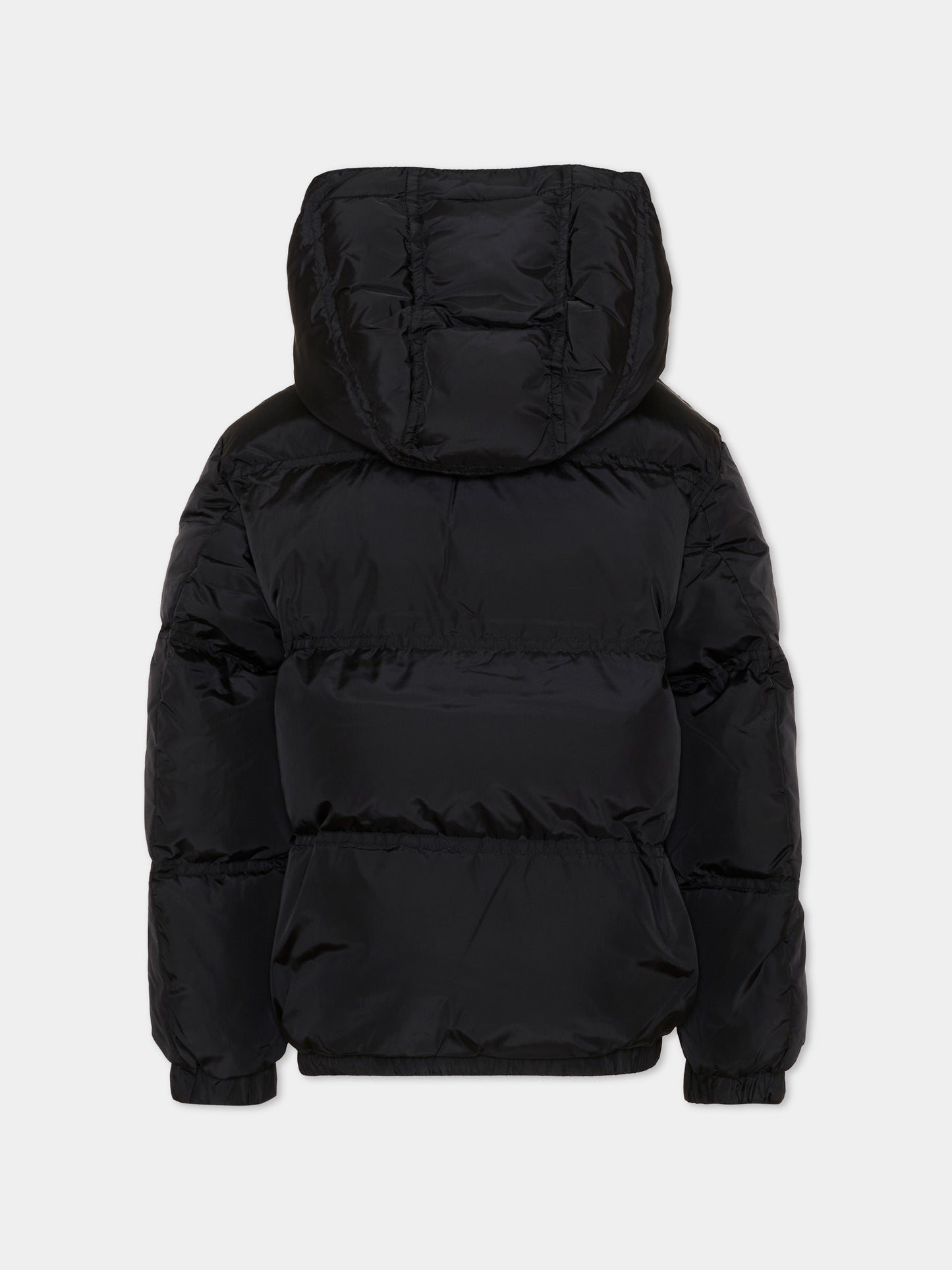 Piumino nero per bambini con cappuccio,Diesel,J03025 KXBVC K900