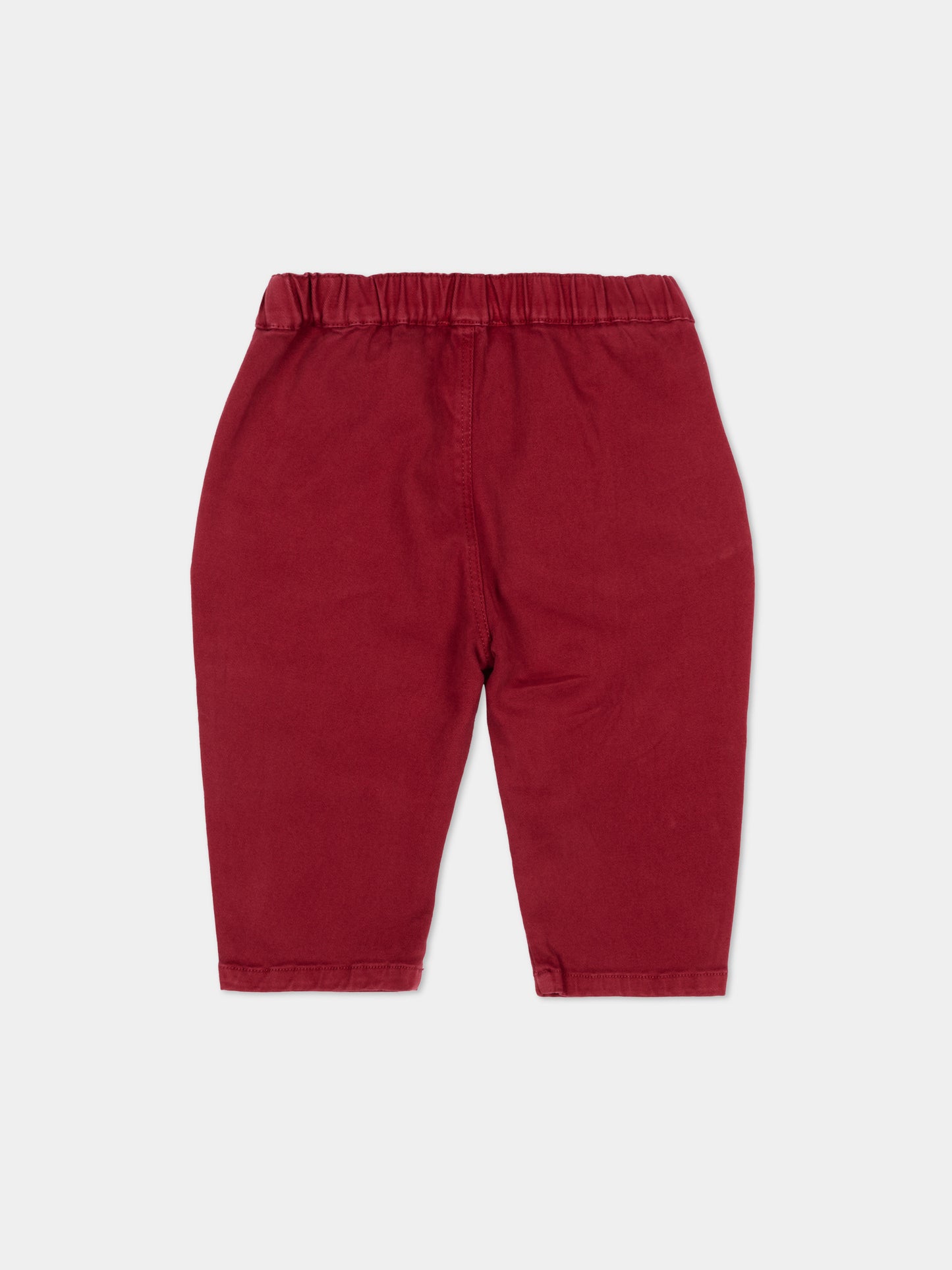 Jeans bordeaux per neonata con logo,Diesel,K00830 KXBUN K440