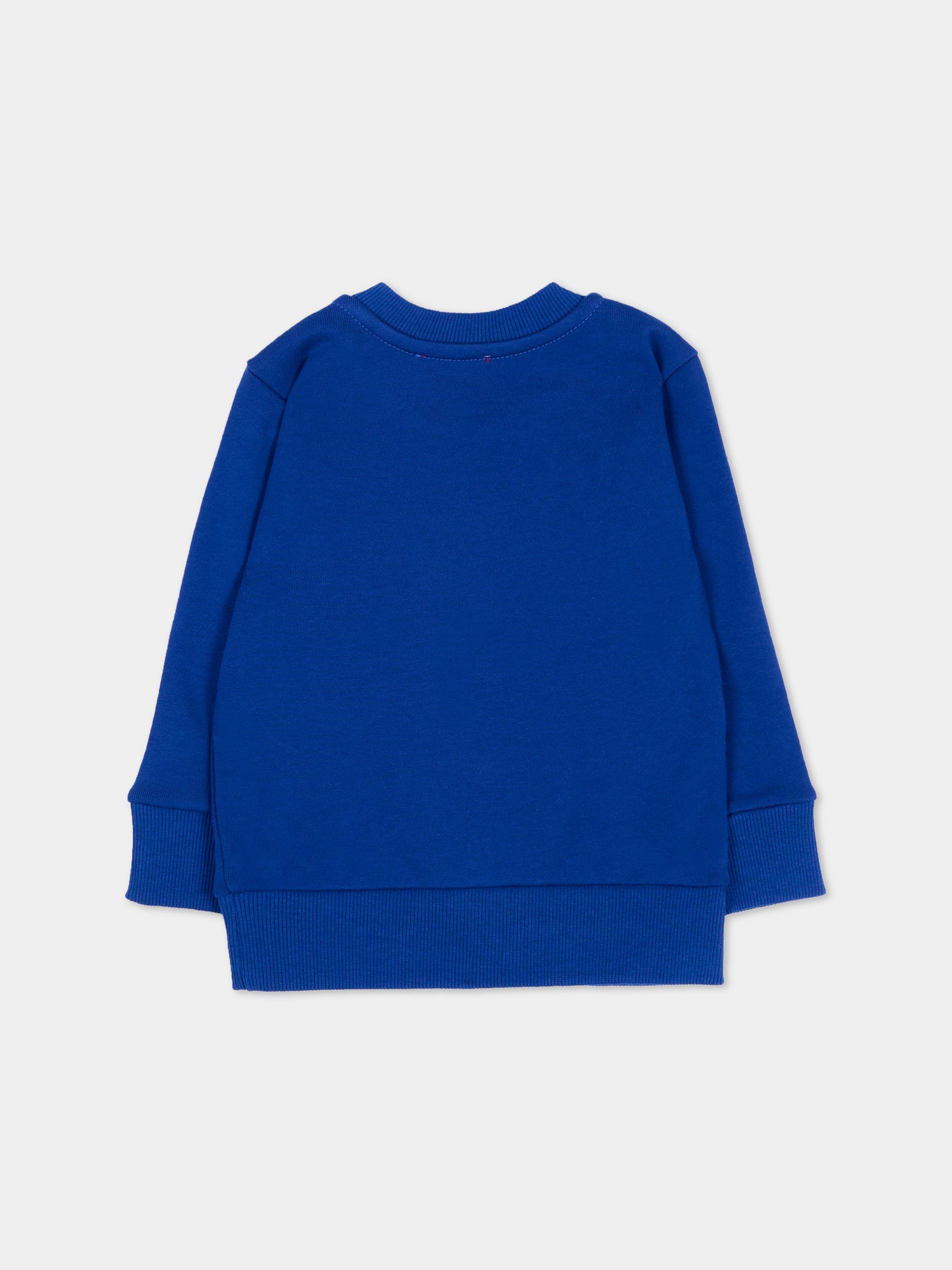 Felpa blu per neonati con logo,Diesel,K00848 KYAVF K89G