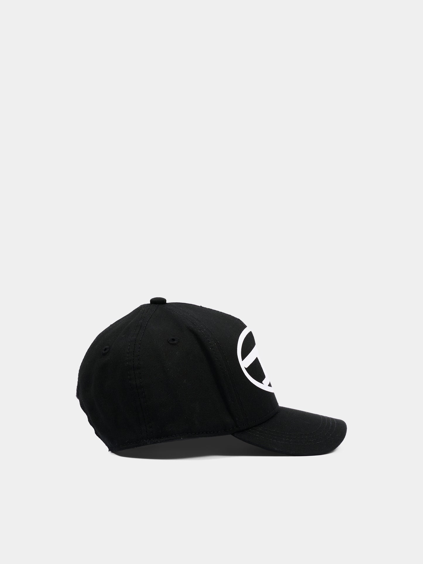 Cappello nero per bambino con logo,Diesel,J03129 KXA77 K900