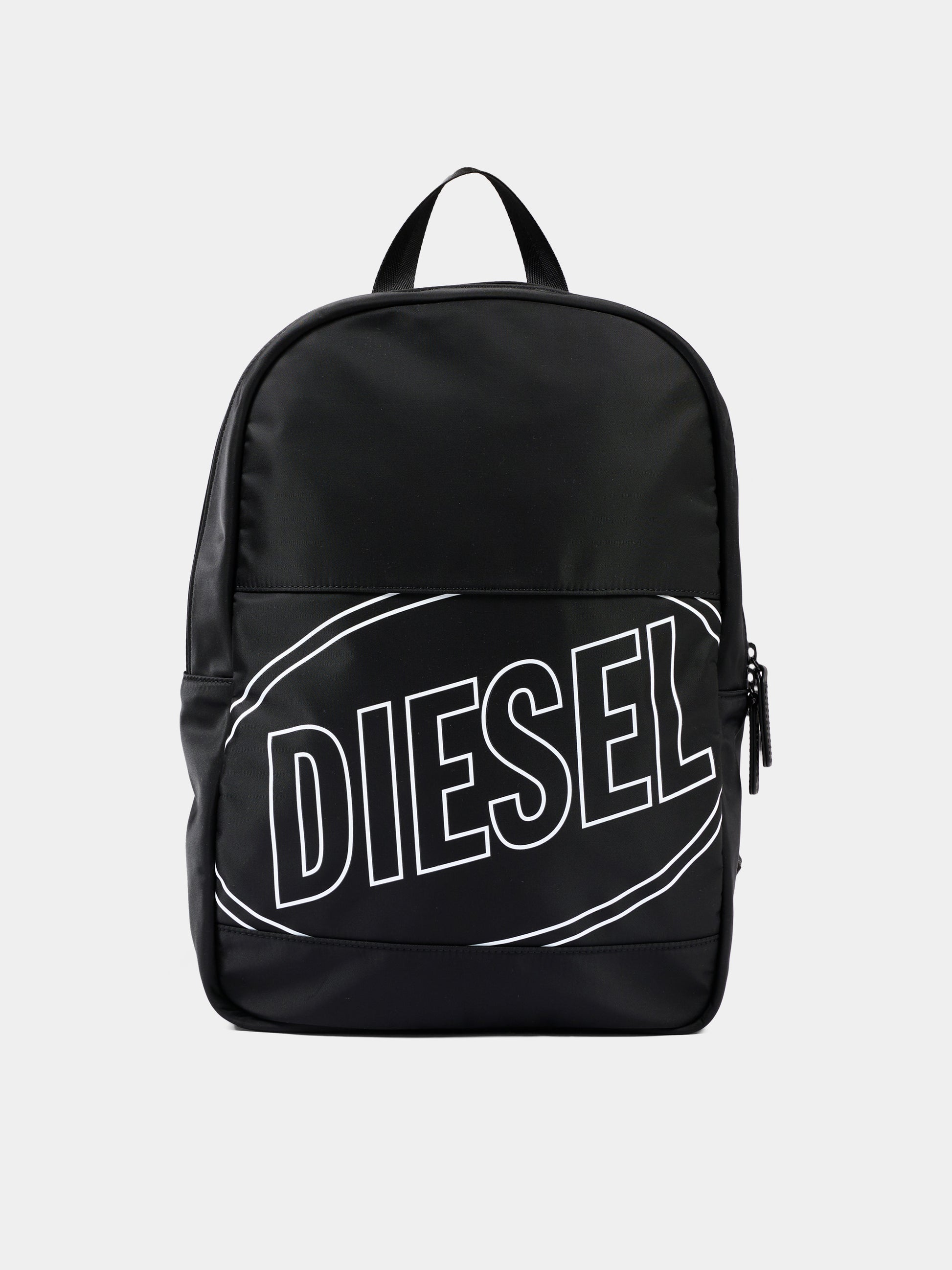 Zaino nero per bambini con logo,Diesel,J03136 KXBEW K900