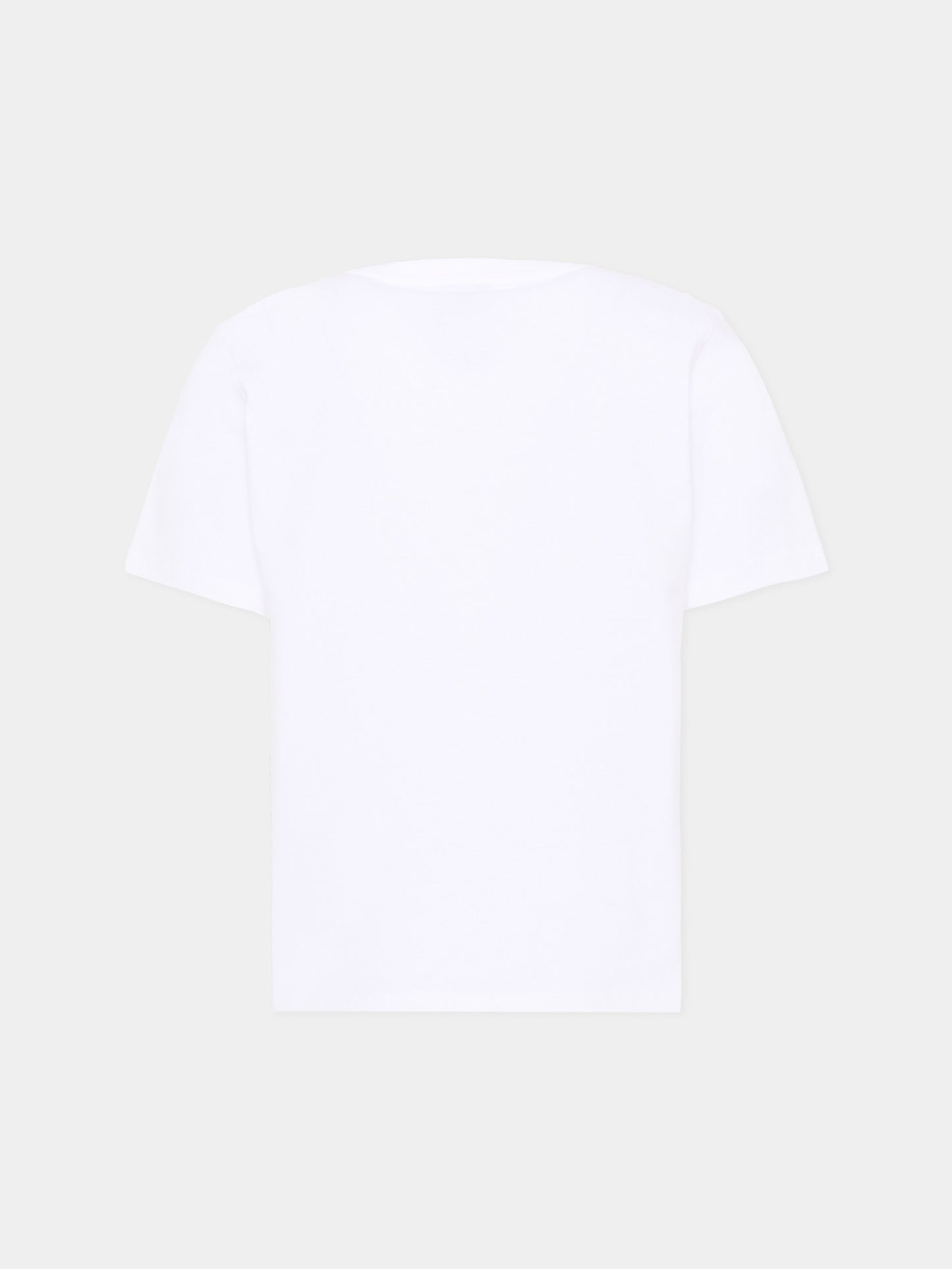 T-Shirt bianca per bambini con logo,Casablanca,K PF26 JTS 038 01