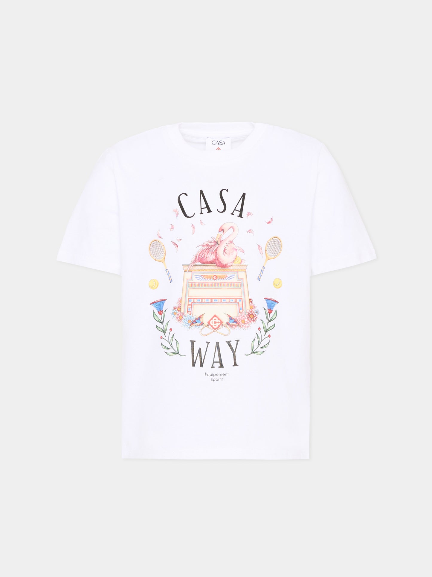 T-Shirt bianca Casa Way per bambini,Casablanca,K PF26 JTS 038 05
