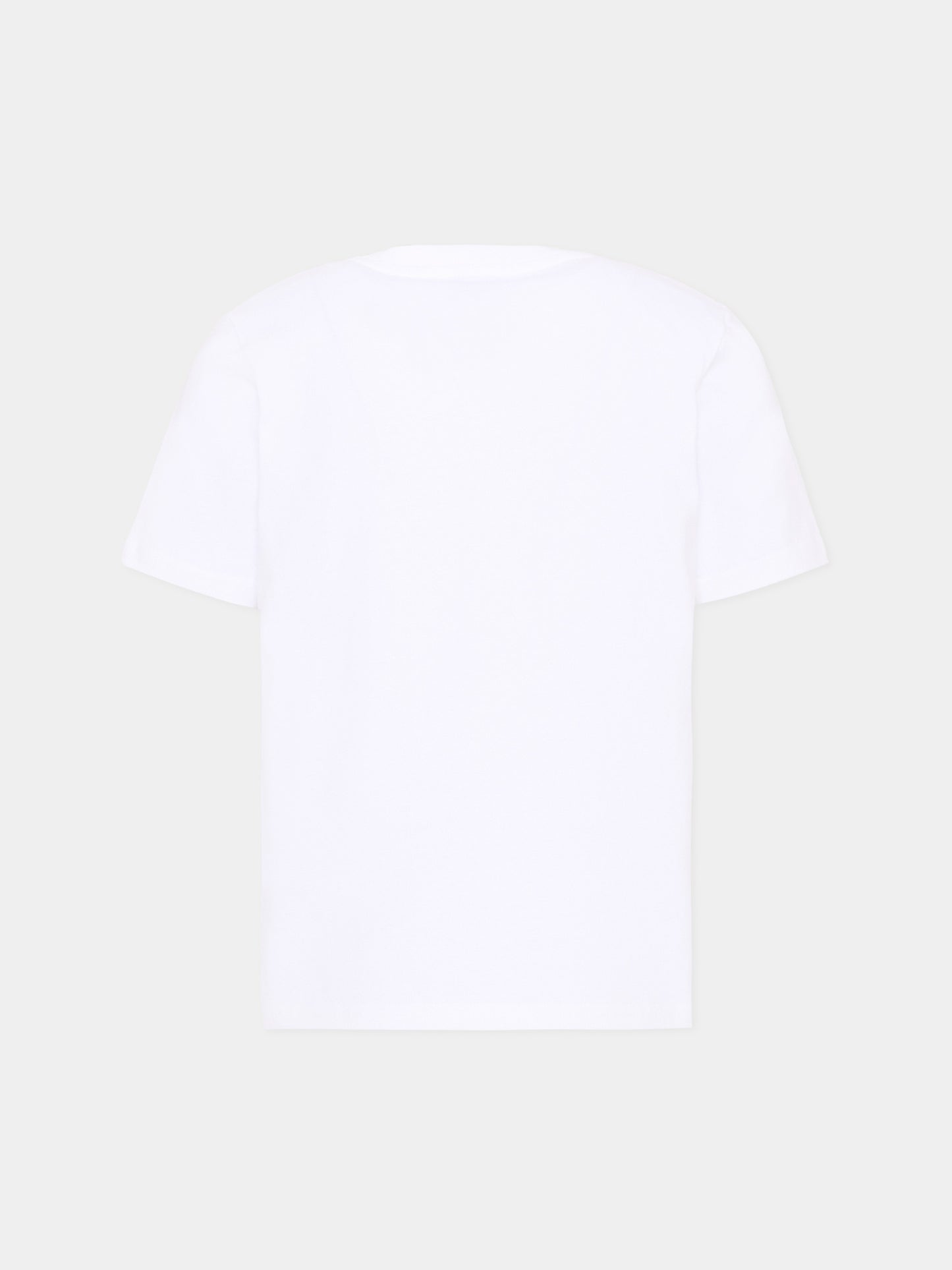 T-Shirt bianca per bambini con logo,Casablanca,K PF26 JTS 038 03