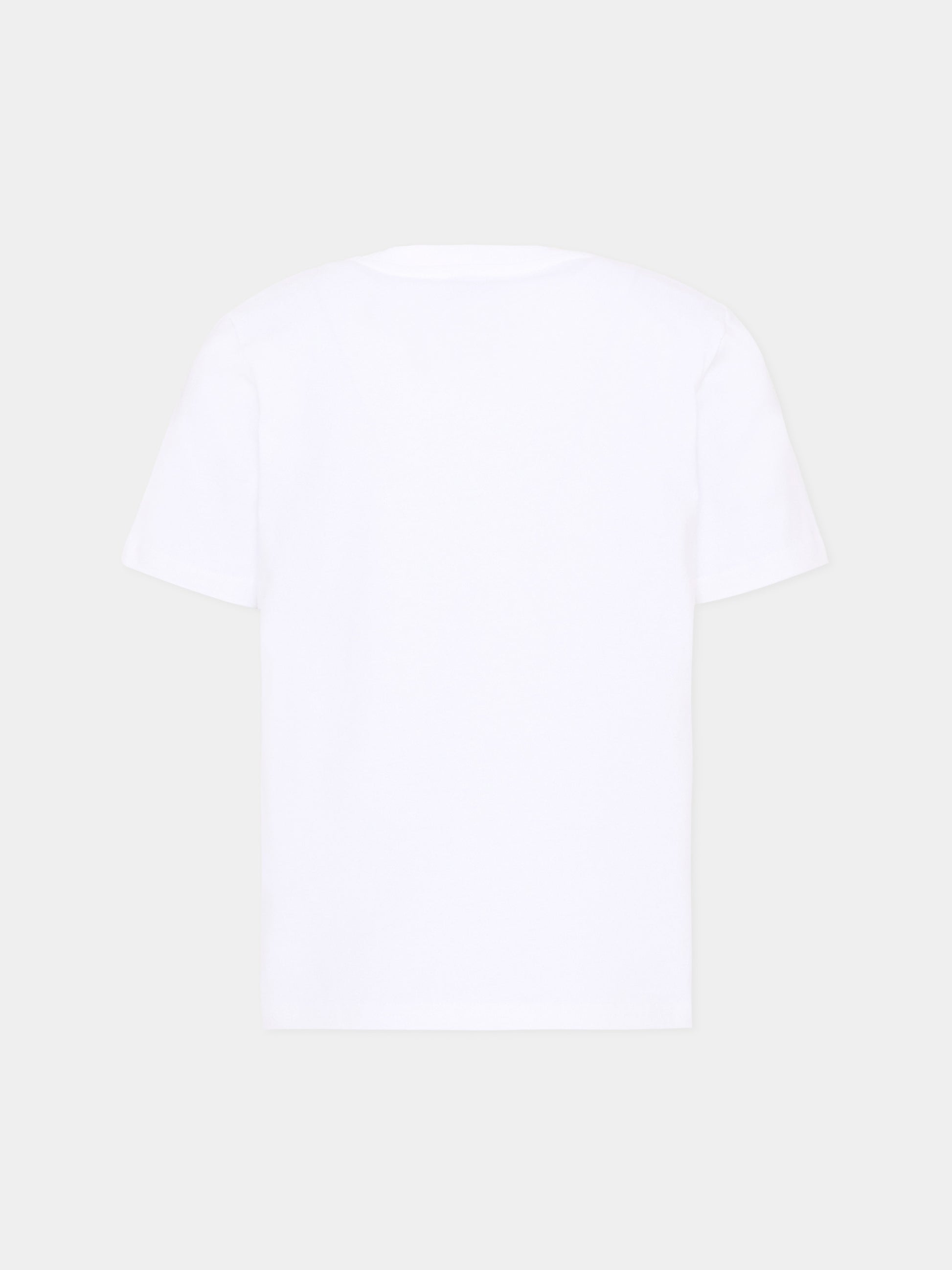 T-Shirt bianca per bambini con logo,Casablanca,K PF26 JTS 038 03