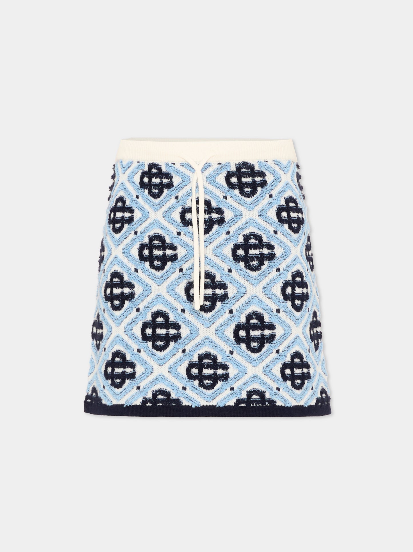 Gonna casual bianca per bambina jacquard,Casablanca,K PF26 KW 1513 01