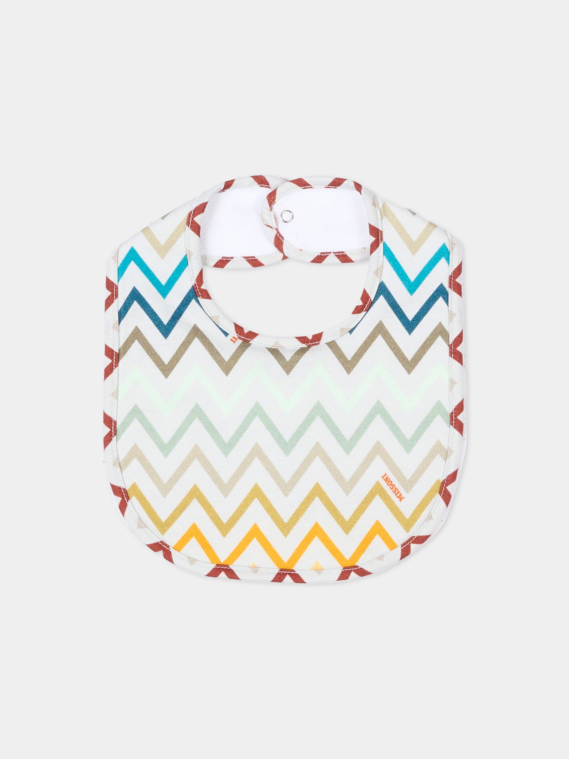 Set tutina avorio per neonato con chevron,Missoni,MZB300 Z3672 102