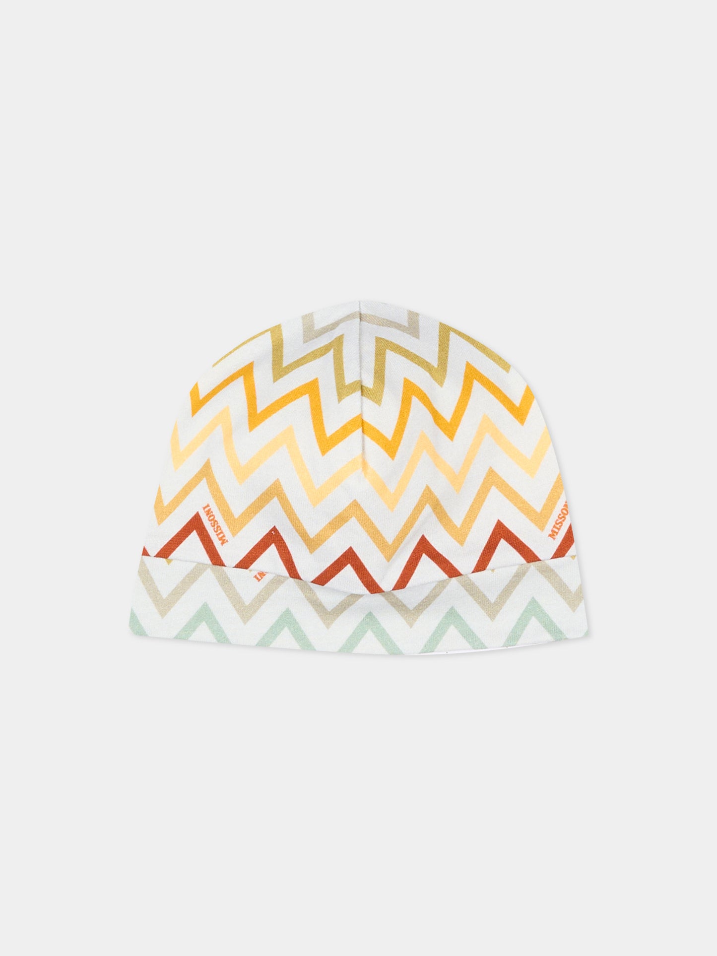 Set tutina multicolor per neonato con chevron,Missoni,MZB320 Z4094 960MC