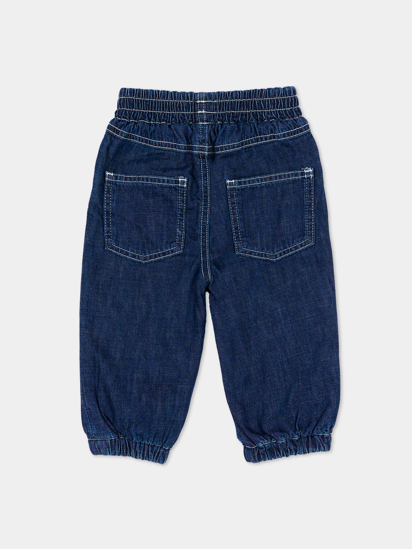 Jeans denim per neonato con stampe,Stella Mccartney Kids,TZ6390 Z0522 664