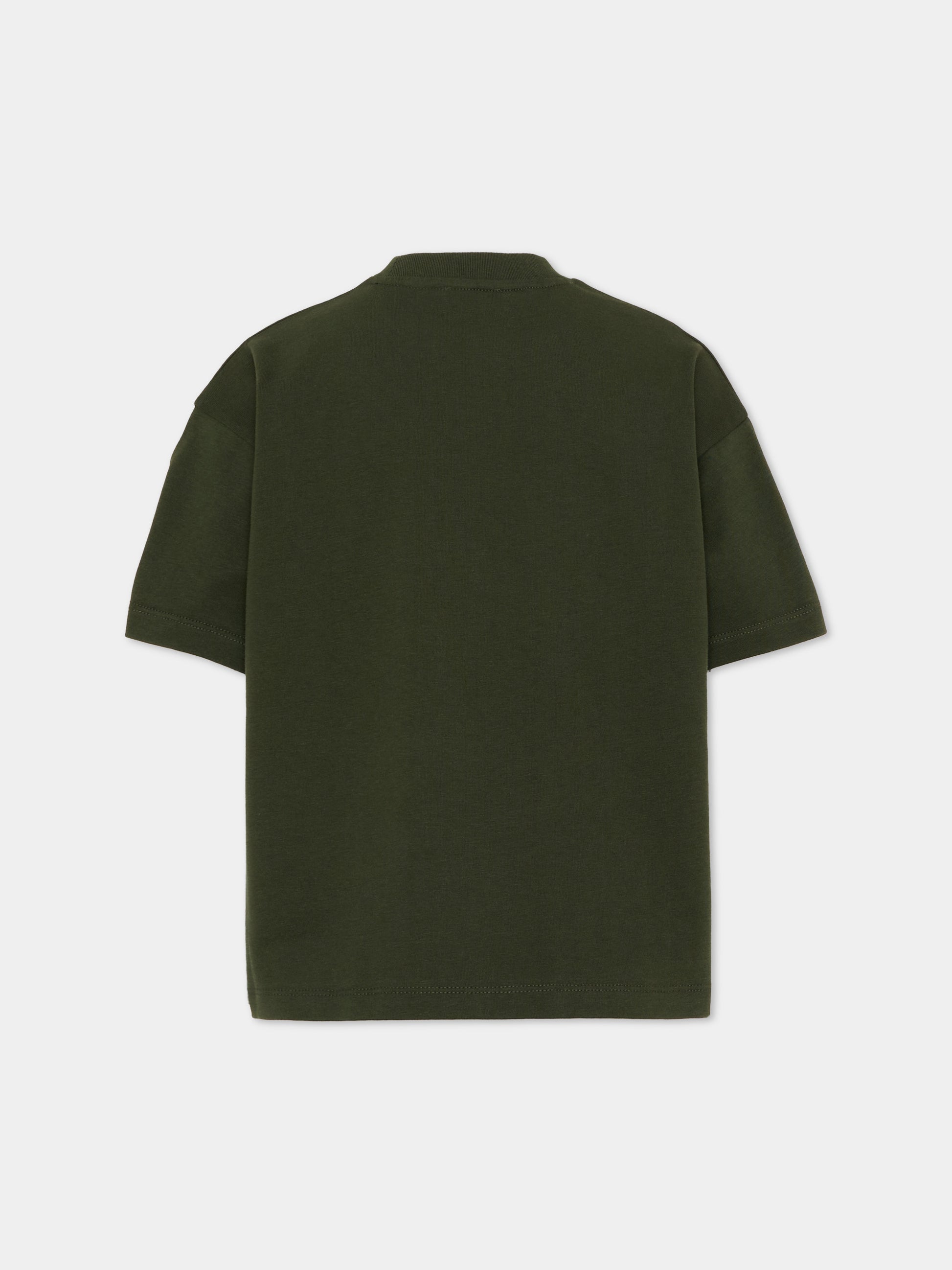 T-Shirt verde per bambini con Pegaso,Etro,GZ8P51 Z3672 70J