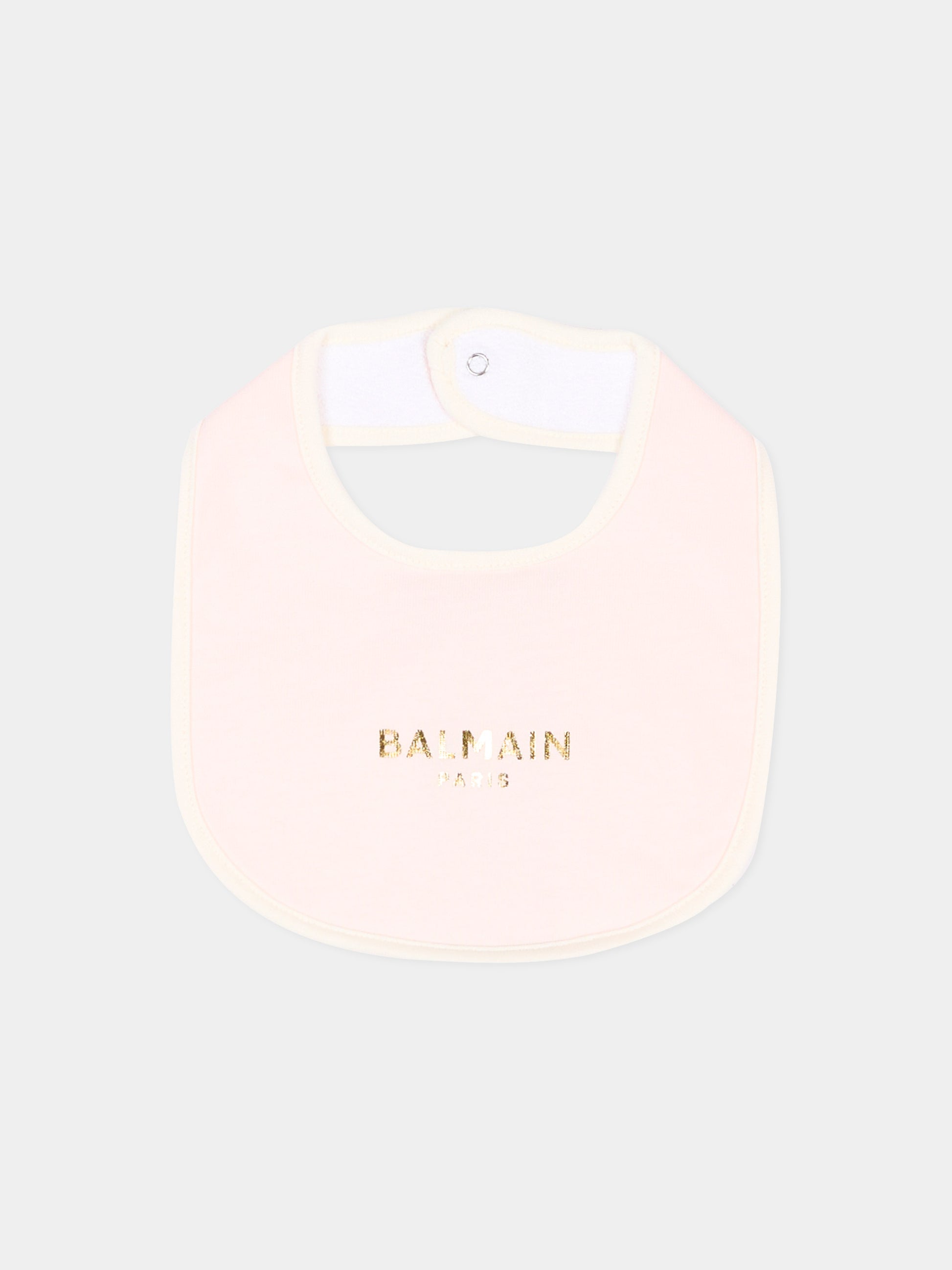 Set tutina avorio per neonata con logo,Balmain Kids,BZB010 Z3672 102RS