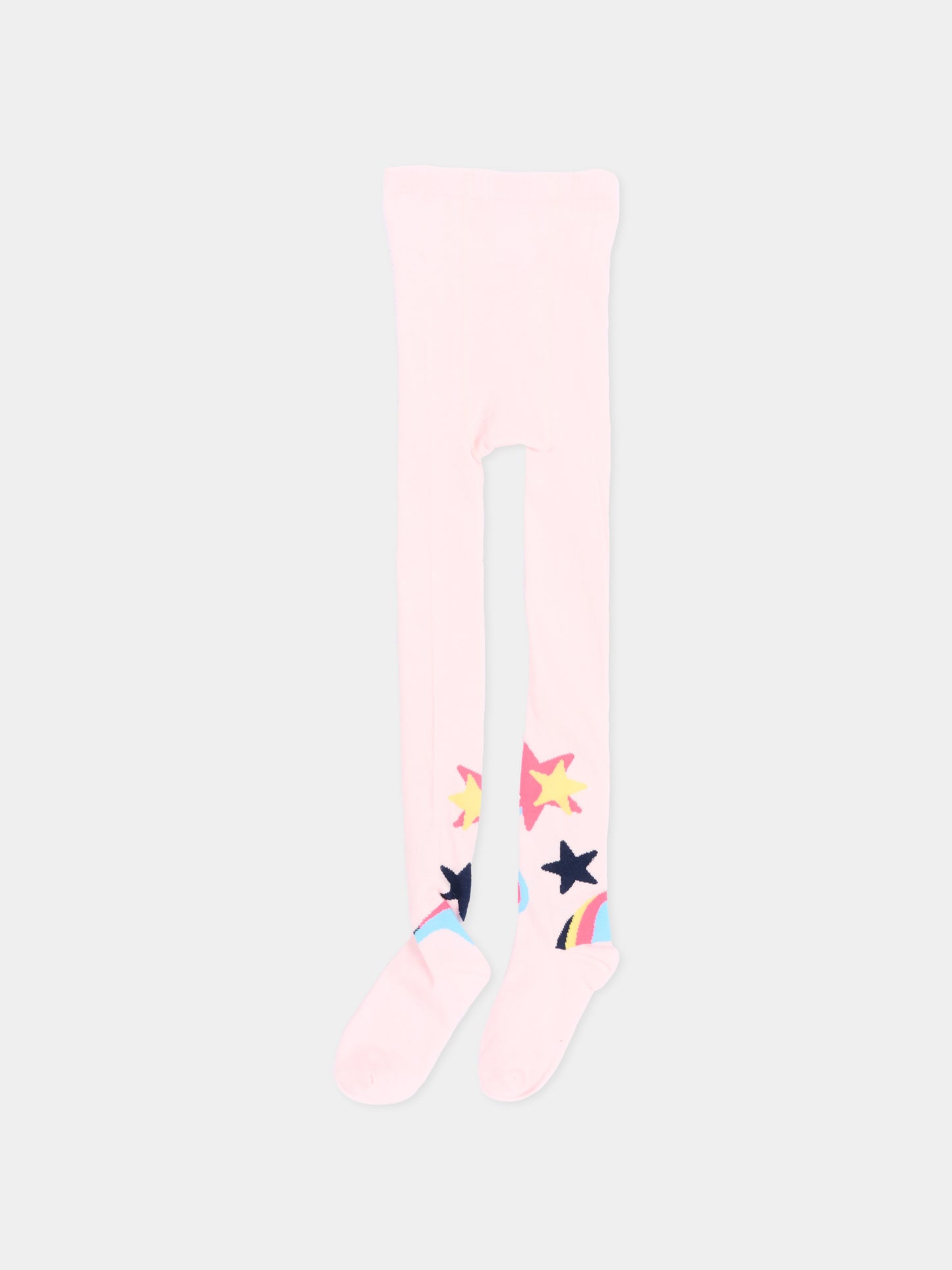 Collant rosa per bambina con stelle,Billieblush,U22511 475