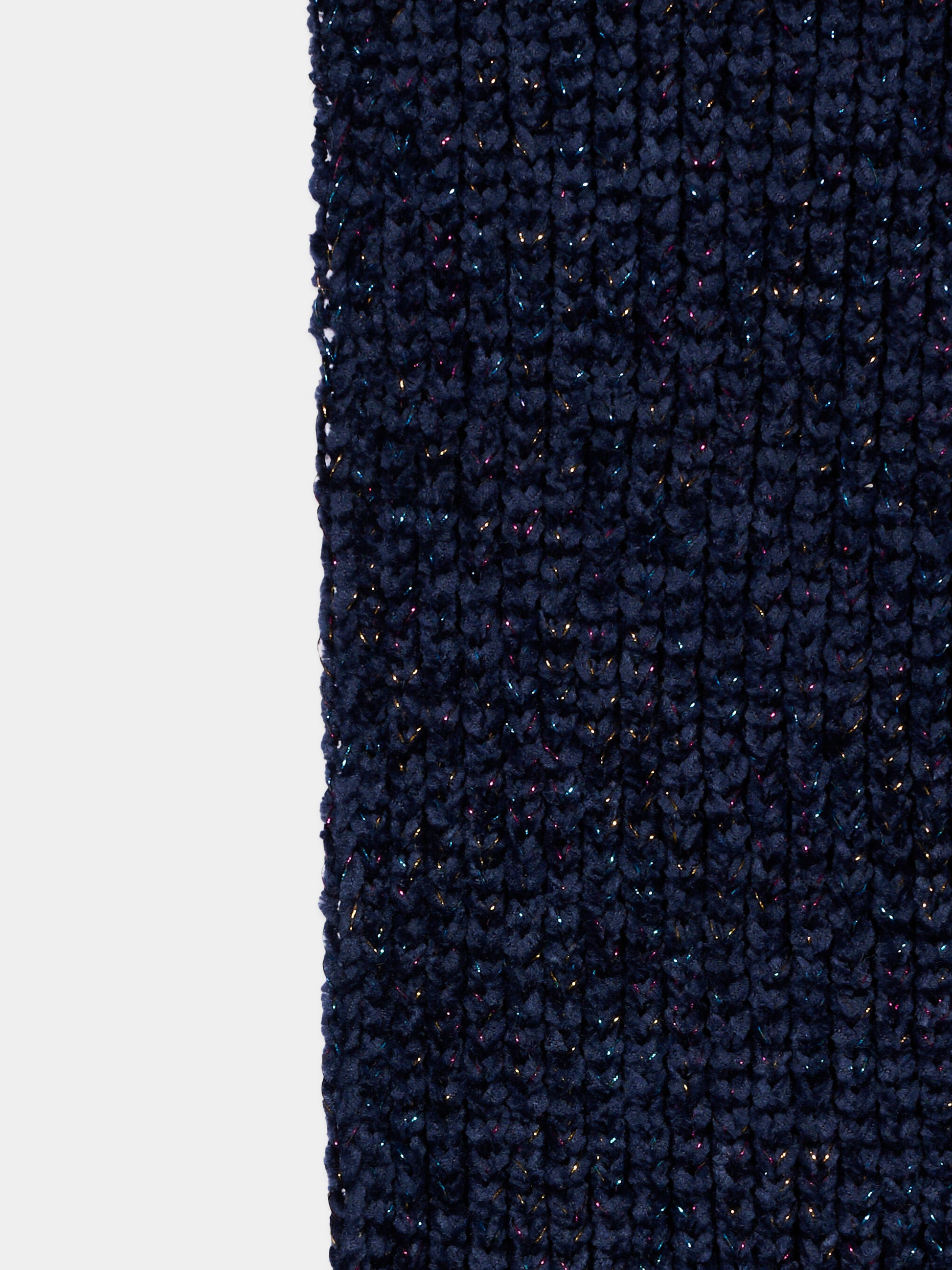 Sciarpa blu per bambina con logo,Billieblush,U22519 85T