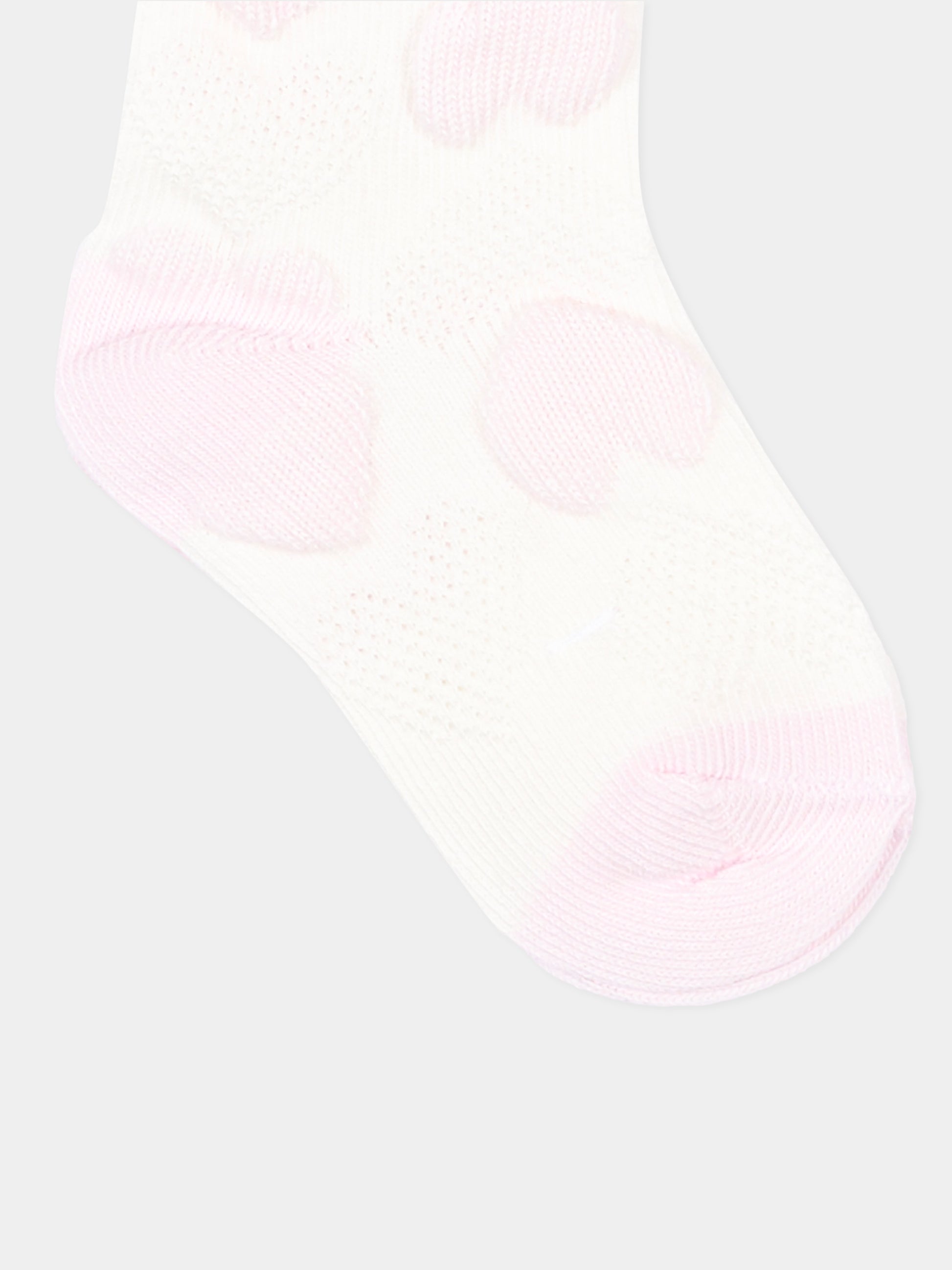 Calzino avorio per neonata con cuori,Billieblush,U22571 121
