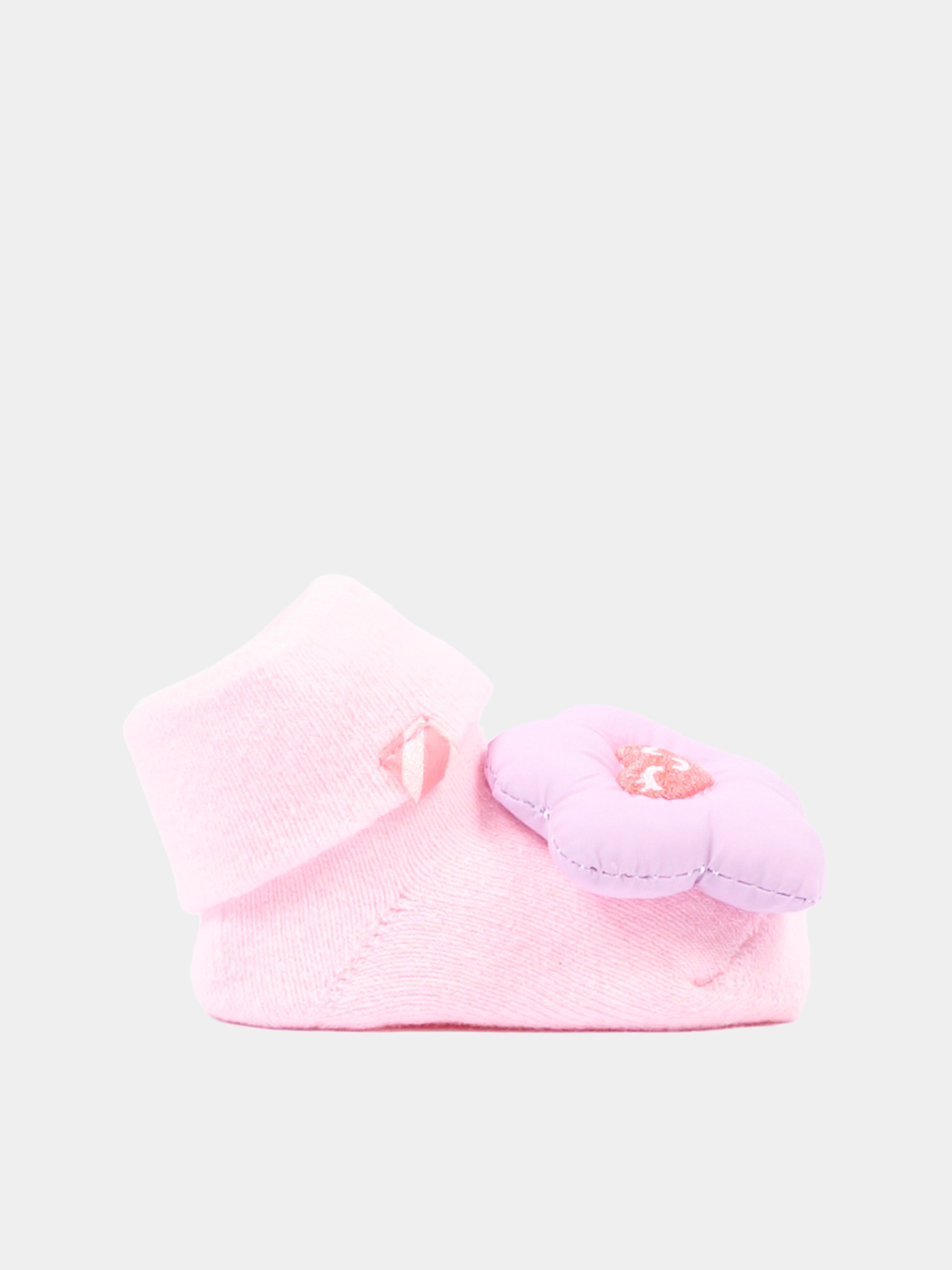 Babbucce rosa per neonata con fiore,Billieblush,U22594 475