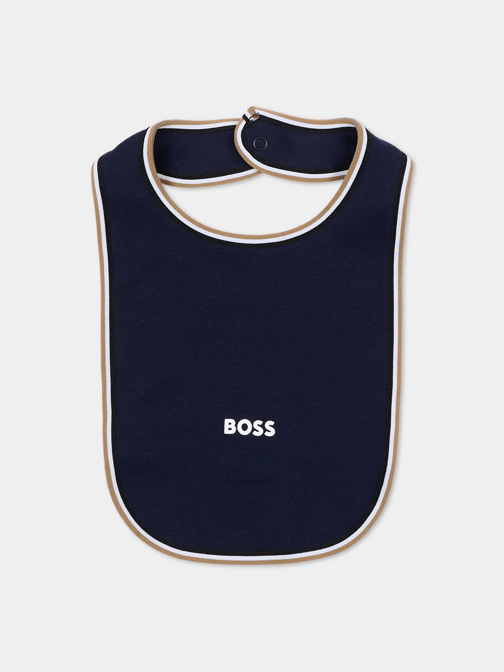 Set Tutine blu per neonato con logo,Boss,J53292 849