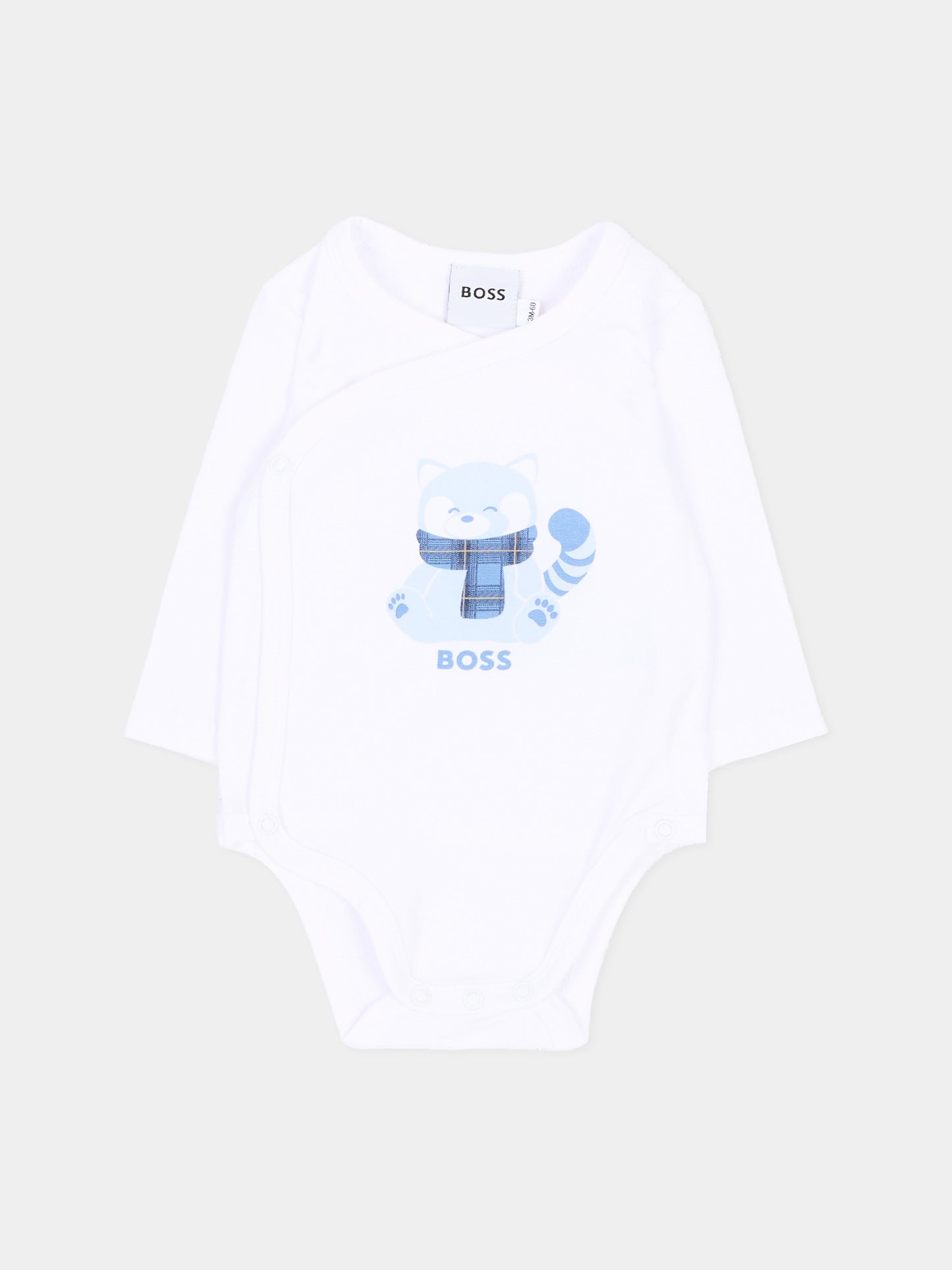 Body multicolor per neonato con logo,Boss,J53315 771