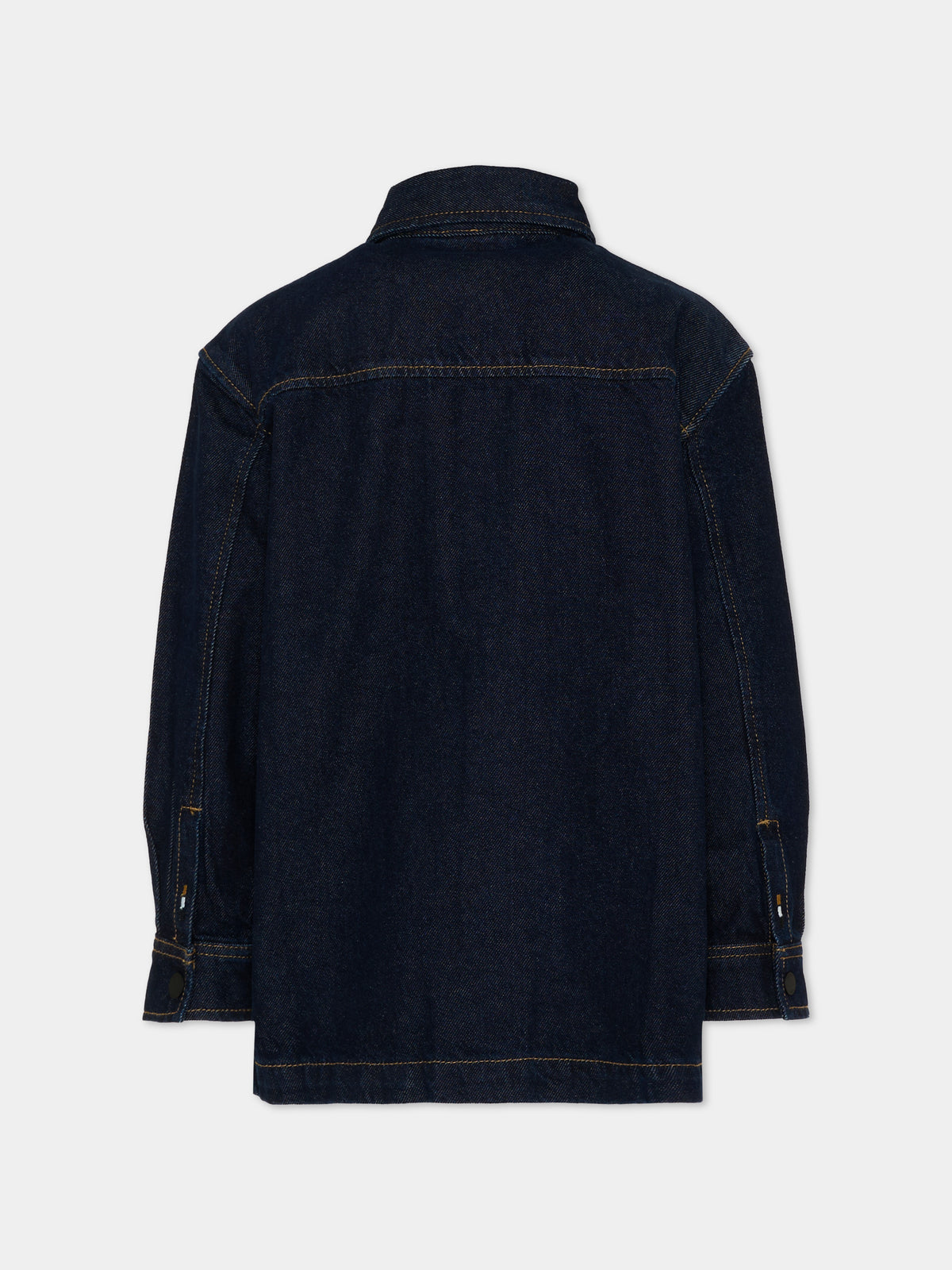 Camicia in denim per bambino con logo,Boss,J53362 Z35