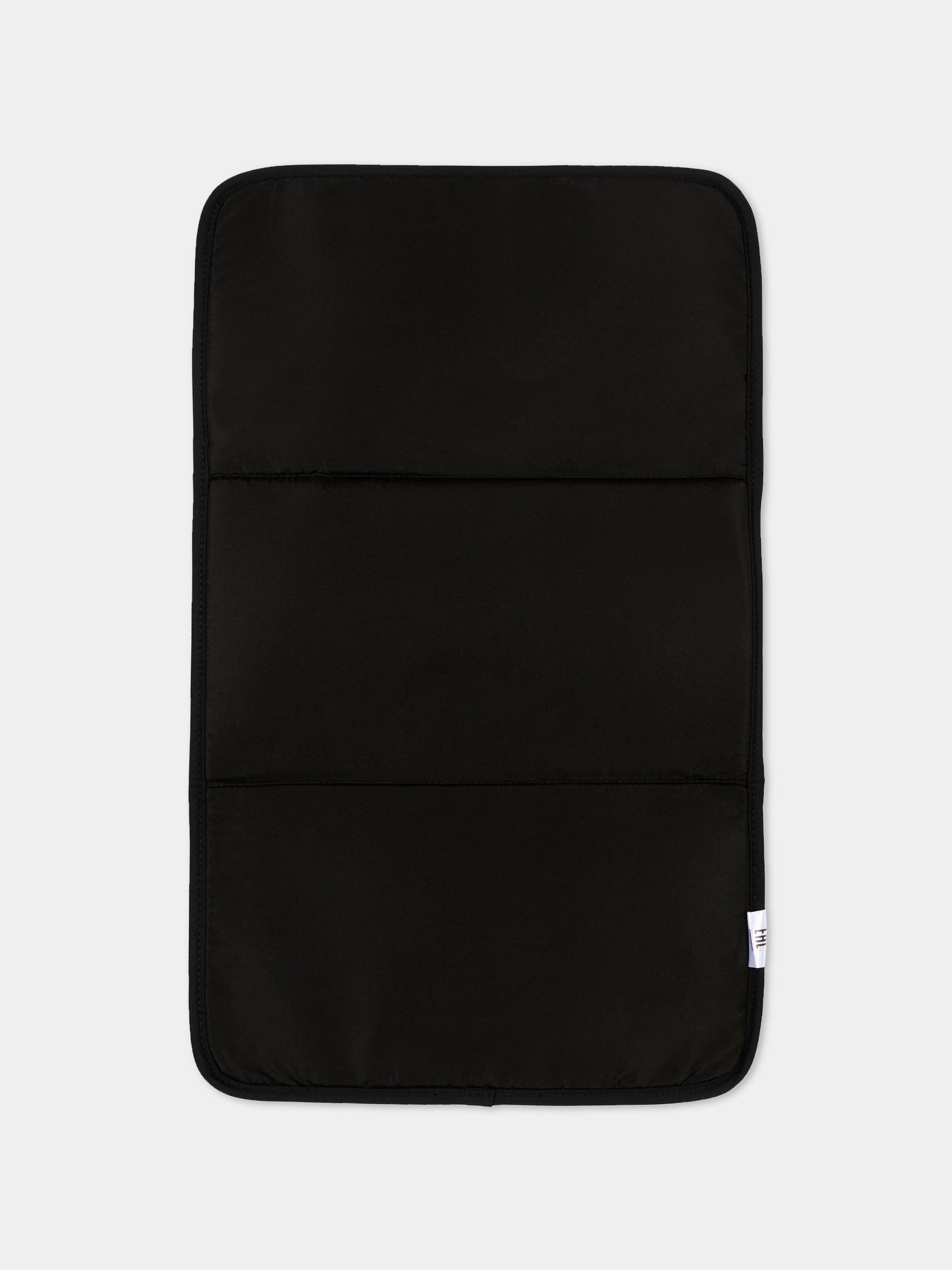Borsa mamma nera per neonati con logo,Boss,J53561 09B