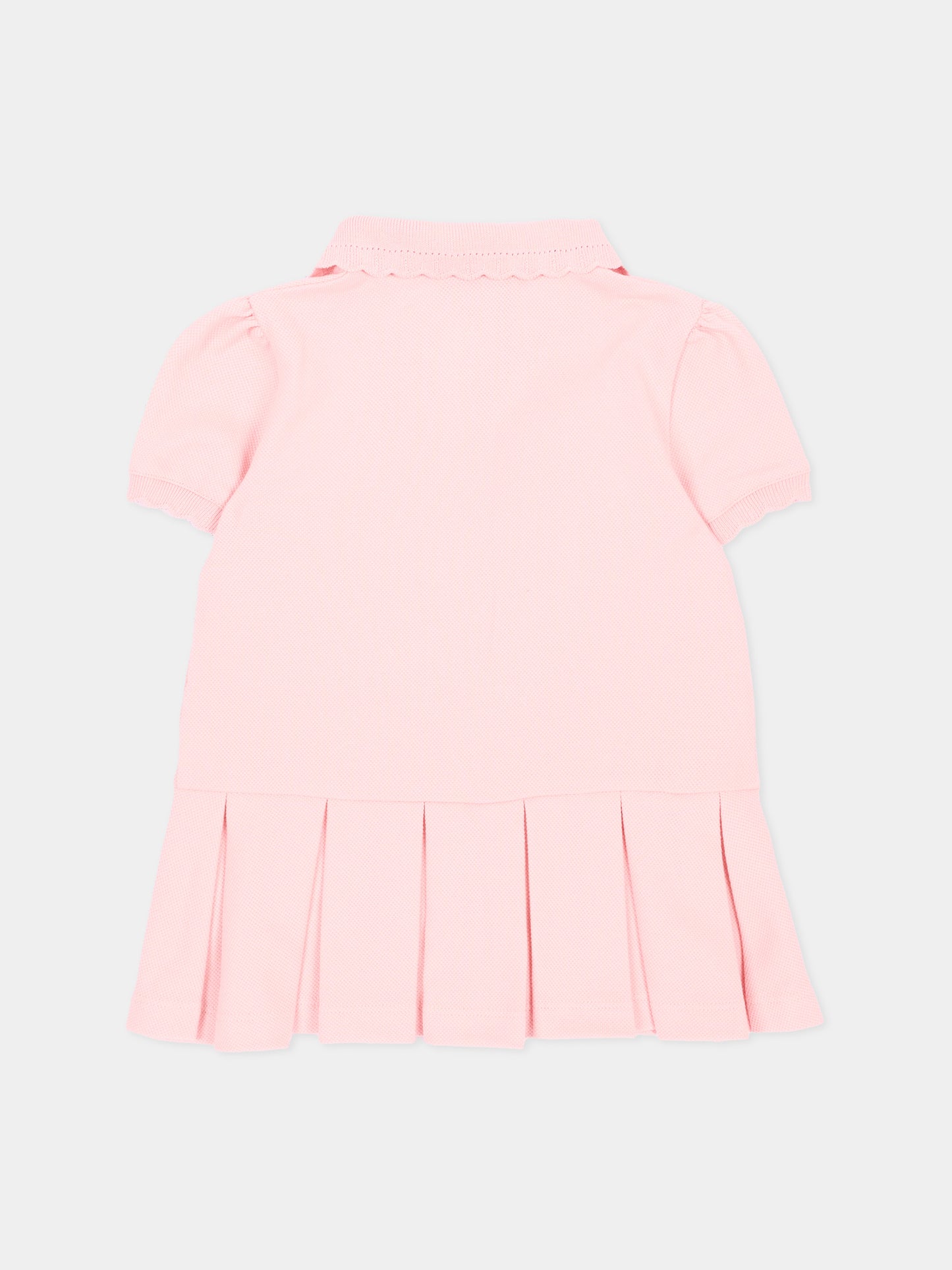 Vestito rosa per neonata con logo,Givenchy Kids,H31301 46G